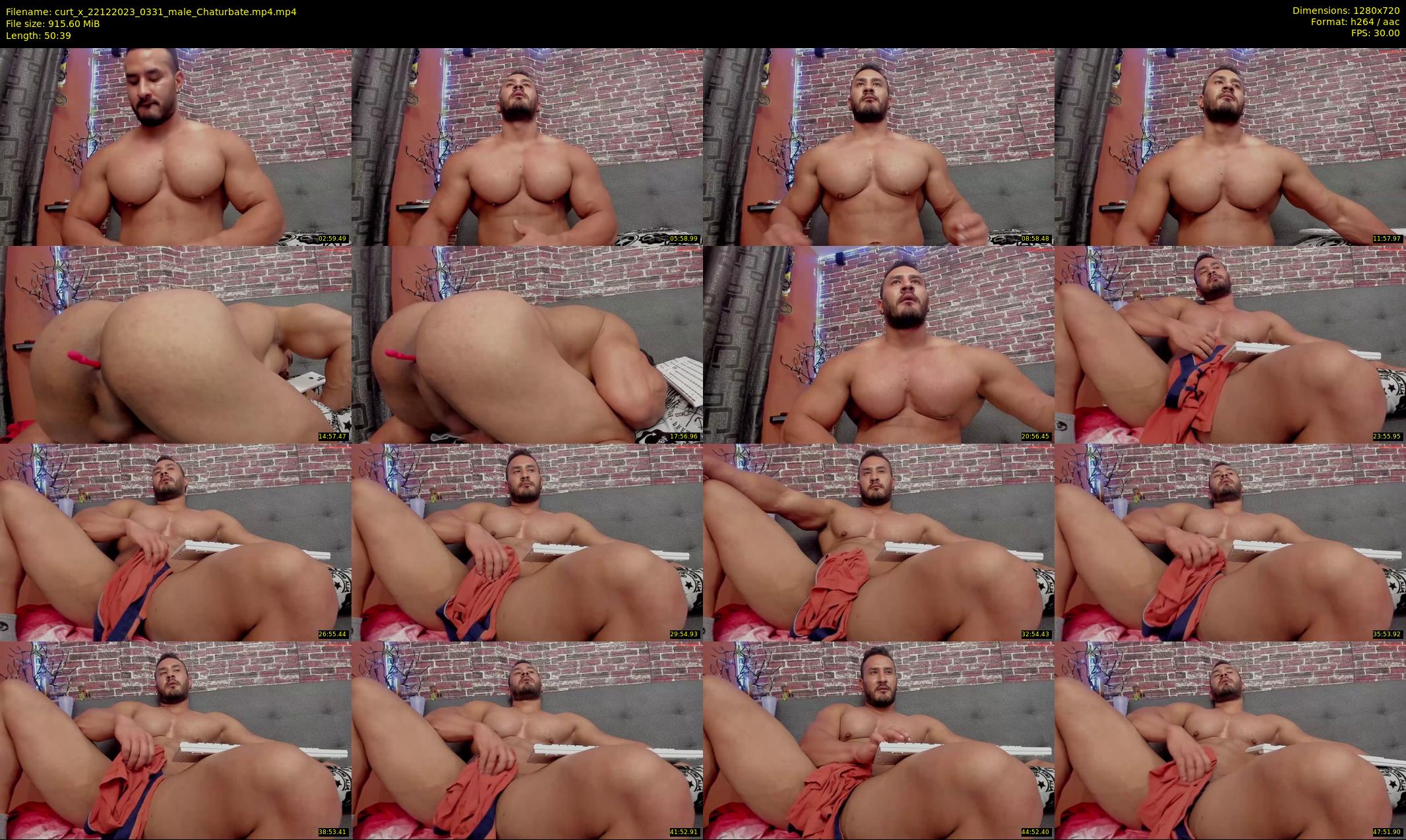 curt_x — 51 minute Chaturbate male cam show recording, 720p, Dec 22, 2023