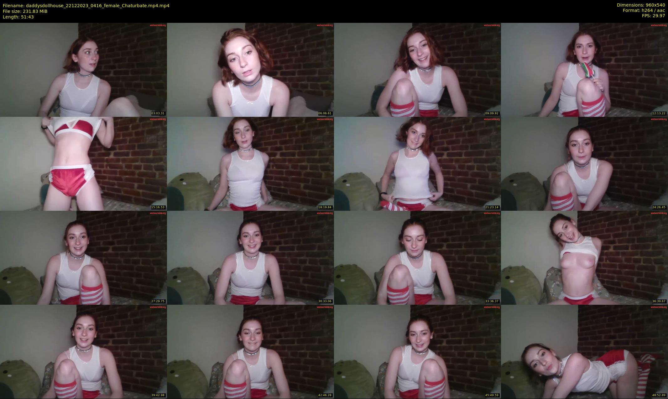 daddysdollhouse — 52 minute Chaturbate female cam show recording, 480p, Dec 22, 2023