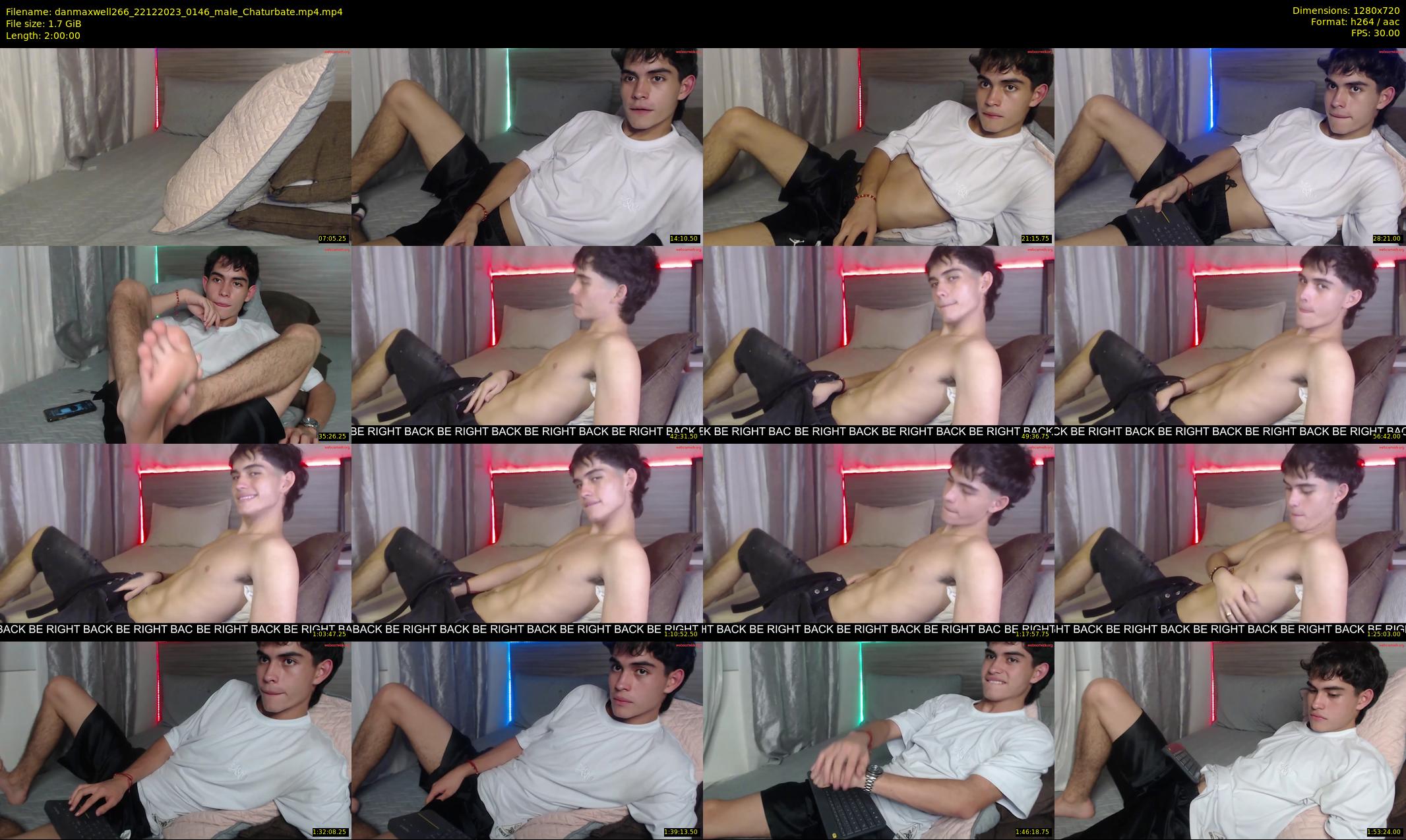 danmaxwell266 — 120 minute Chaturbate male cam show recording, 720p, Dec 22, 2023