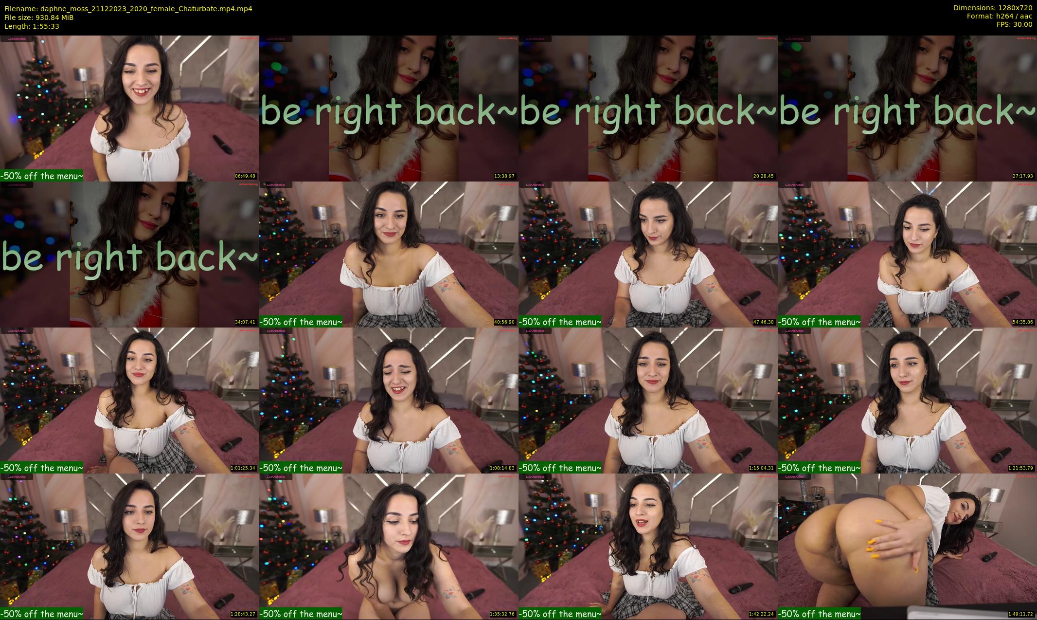 daphne_moss — 116 minute Chaturbate female cam show recording, 720p, Dec 21, 2023