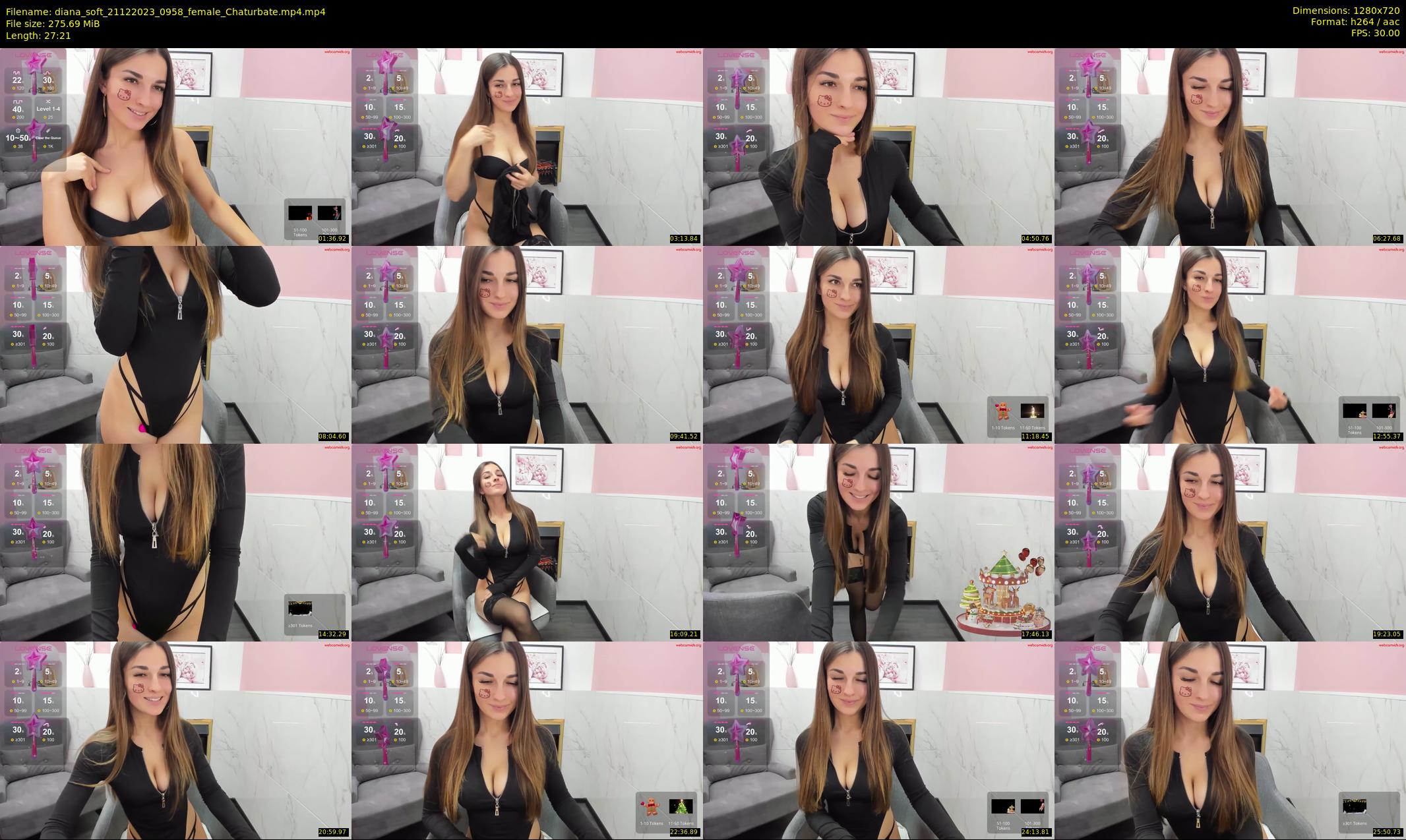 diana_soft — 28 minute Chaturbate female cam show recording, 720p, Dec 21, 2023