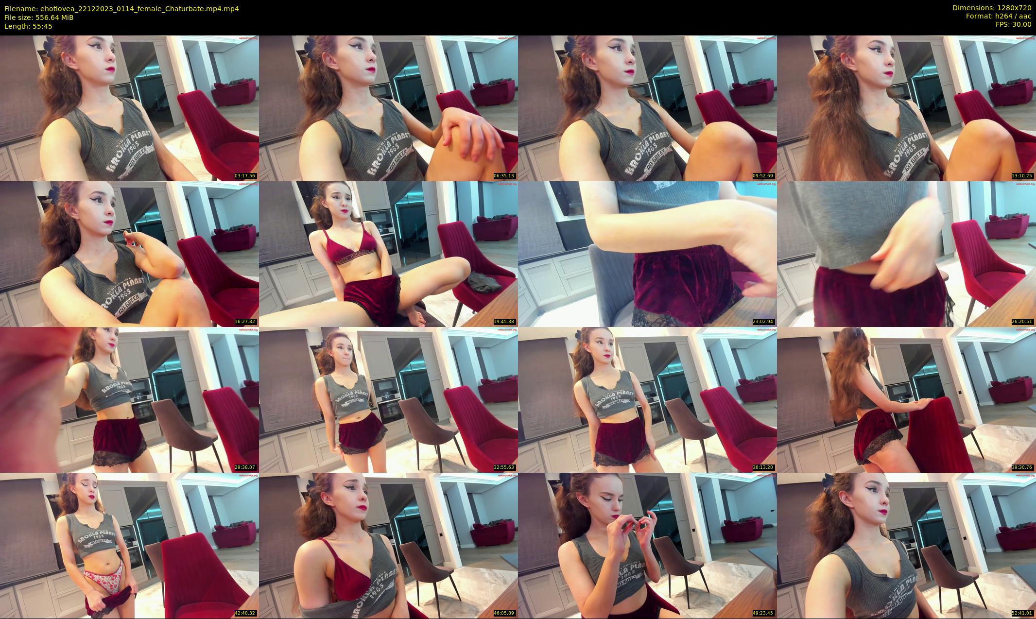 ehotlovea — 56 minute Chaturbate female cam show recording, 720p, Dec 22, 2023