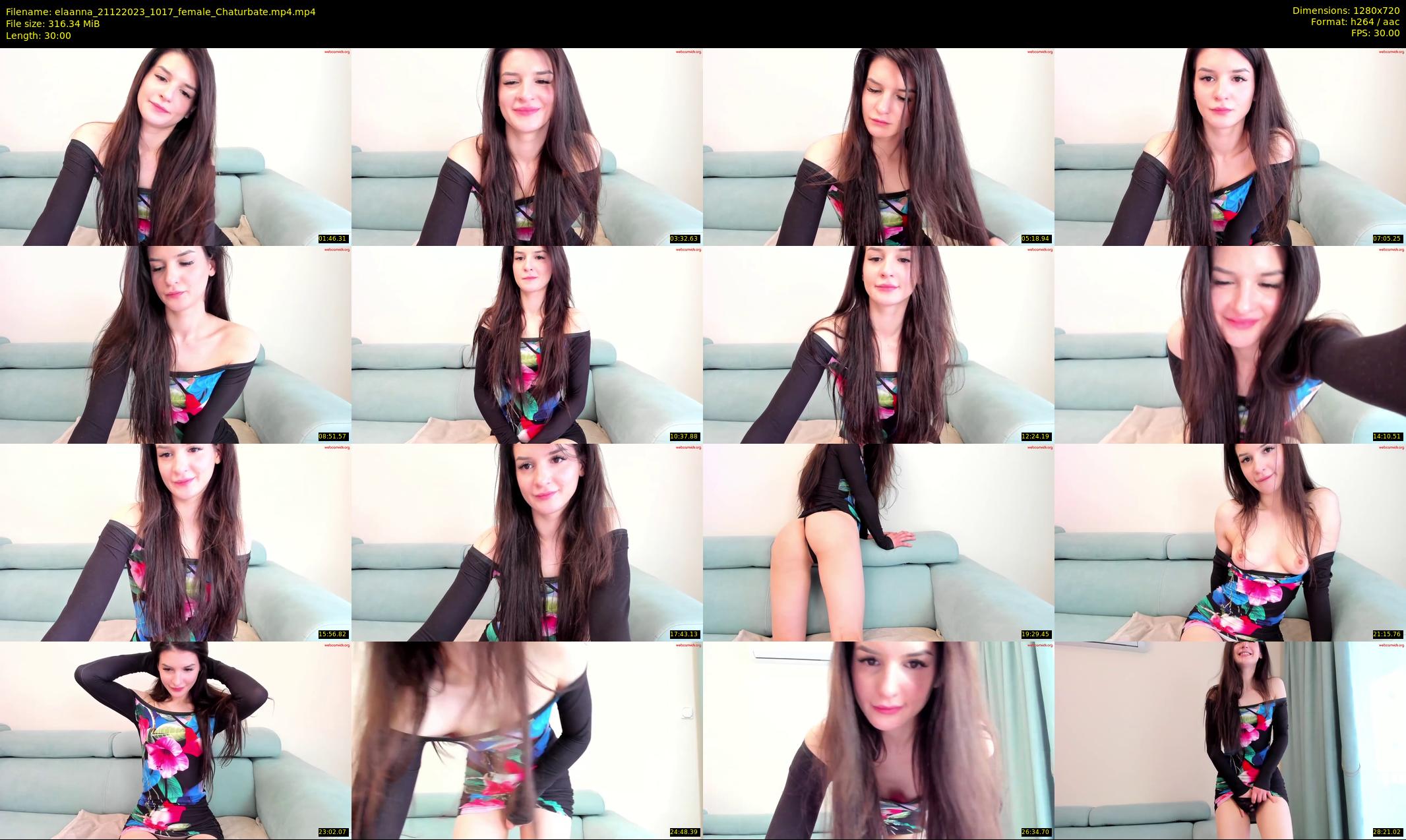 elaanna — 30 minute Chaturbate female cam show recording, 720p, Dec 21, 2023