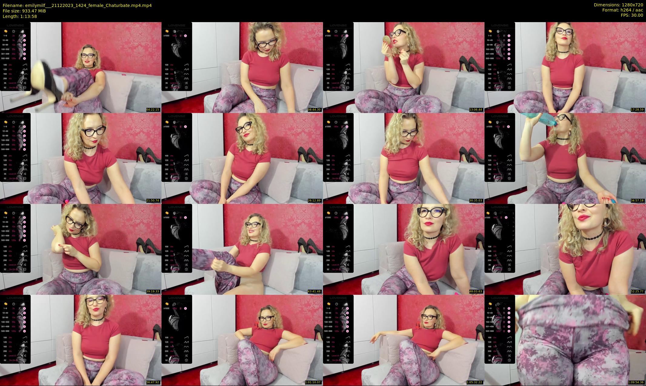 emilymilf__ — 74 minute Chaturbate female cam show recording, 720p, Dec 21, 2023