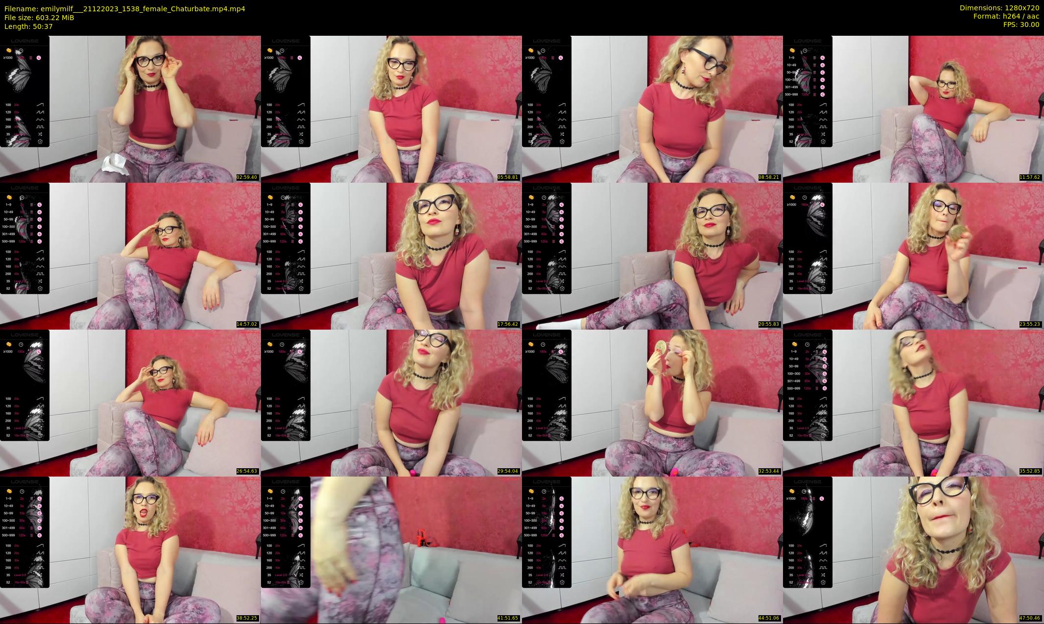 emilymilf__ — 51 minute Chaturbate female cam show recording, 720p, Dec 21, 2023