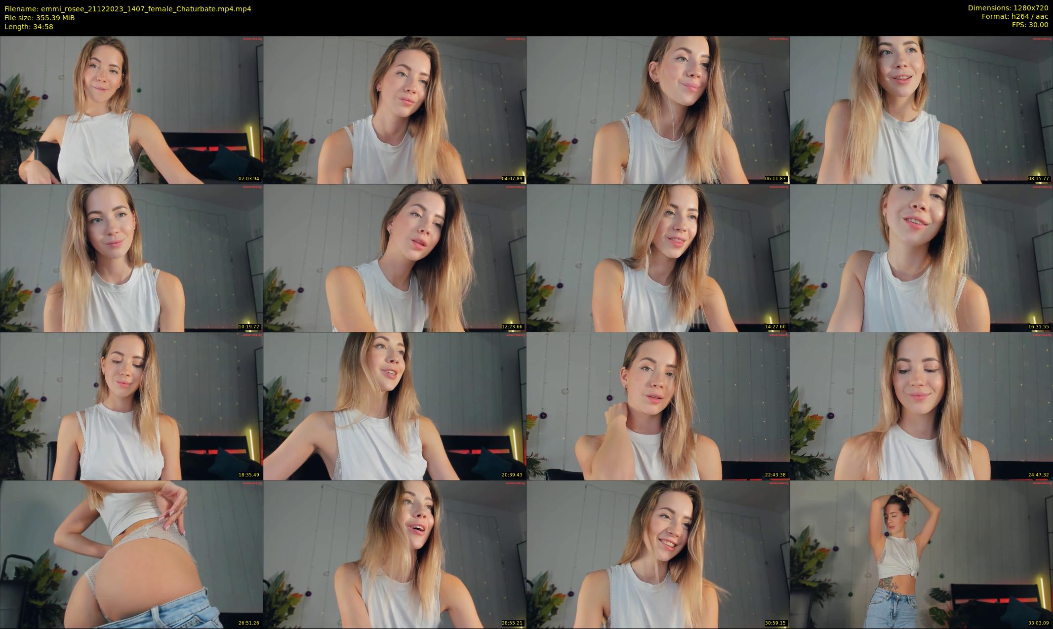 emmi_rosee — 35 minute Chaturbate female cam show recording, 720p, Dec 21, 2023