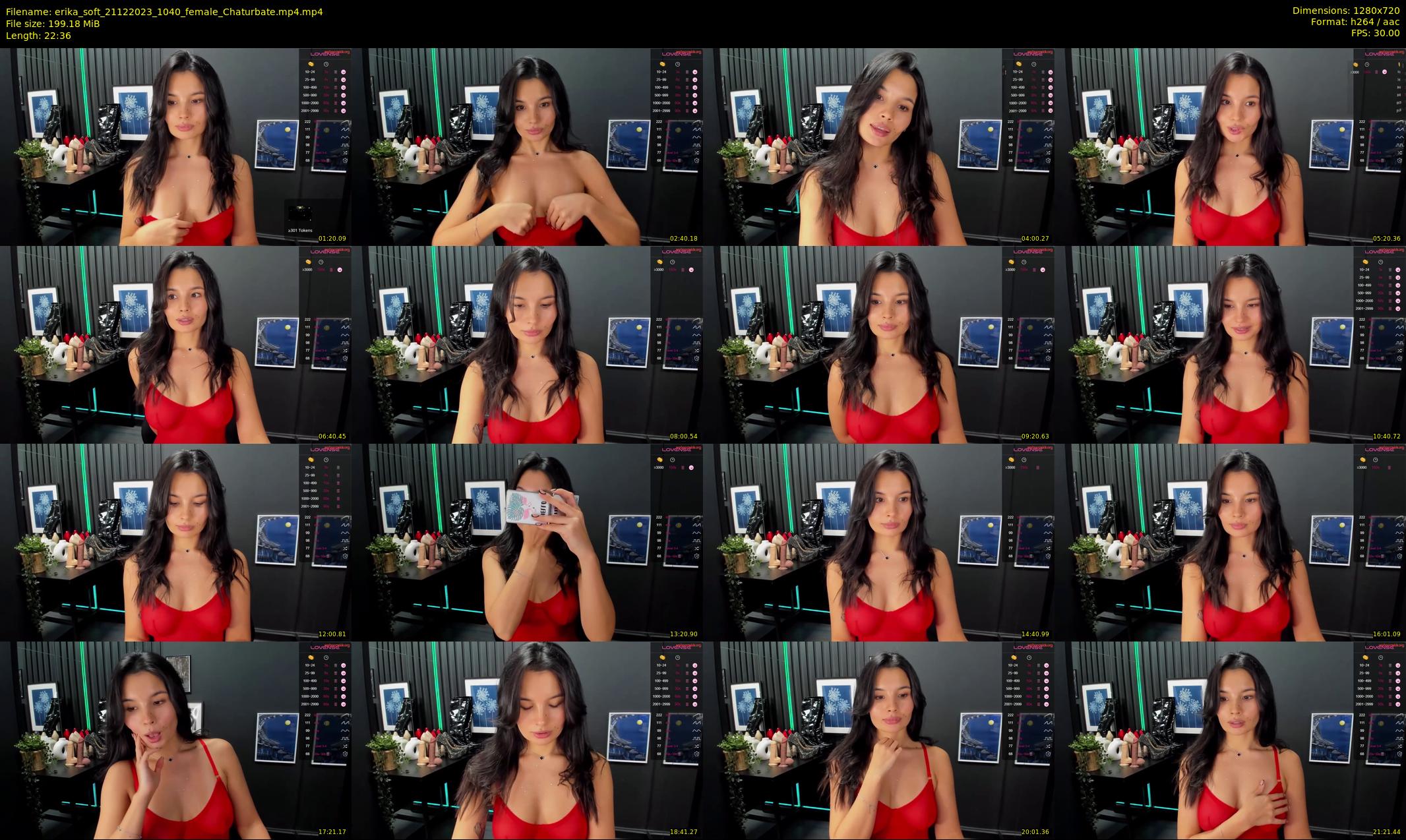 erika_soft — 23 minute Chaturbate female cam show recording, 720p, Dec 21, 2023