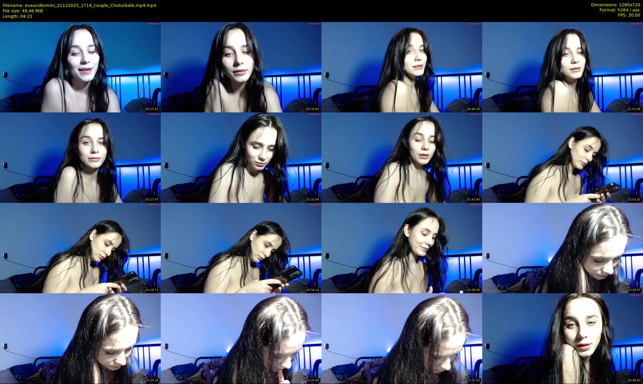 evaandtommi — 5 minute Chaturbate couple cam show recording, 720p, Dec 21, 2023