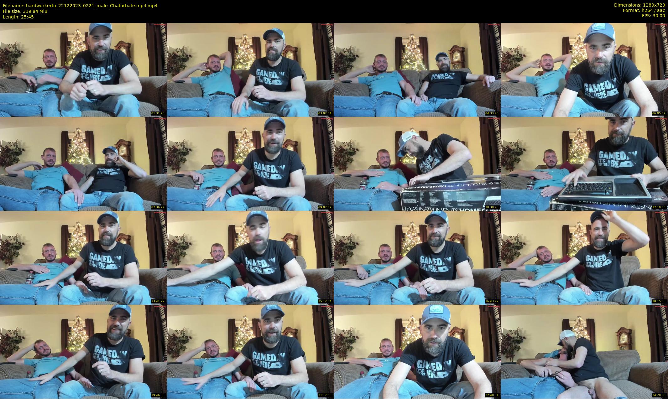 hardworkertn — 26 minute Chaturbate male cam show recording, 720p, Dec 22, 2023