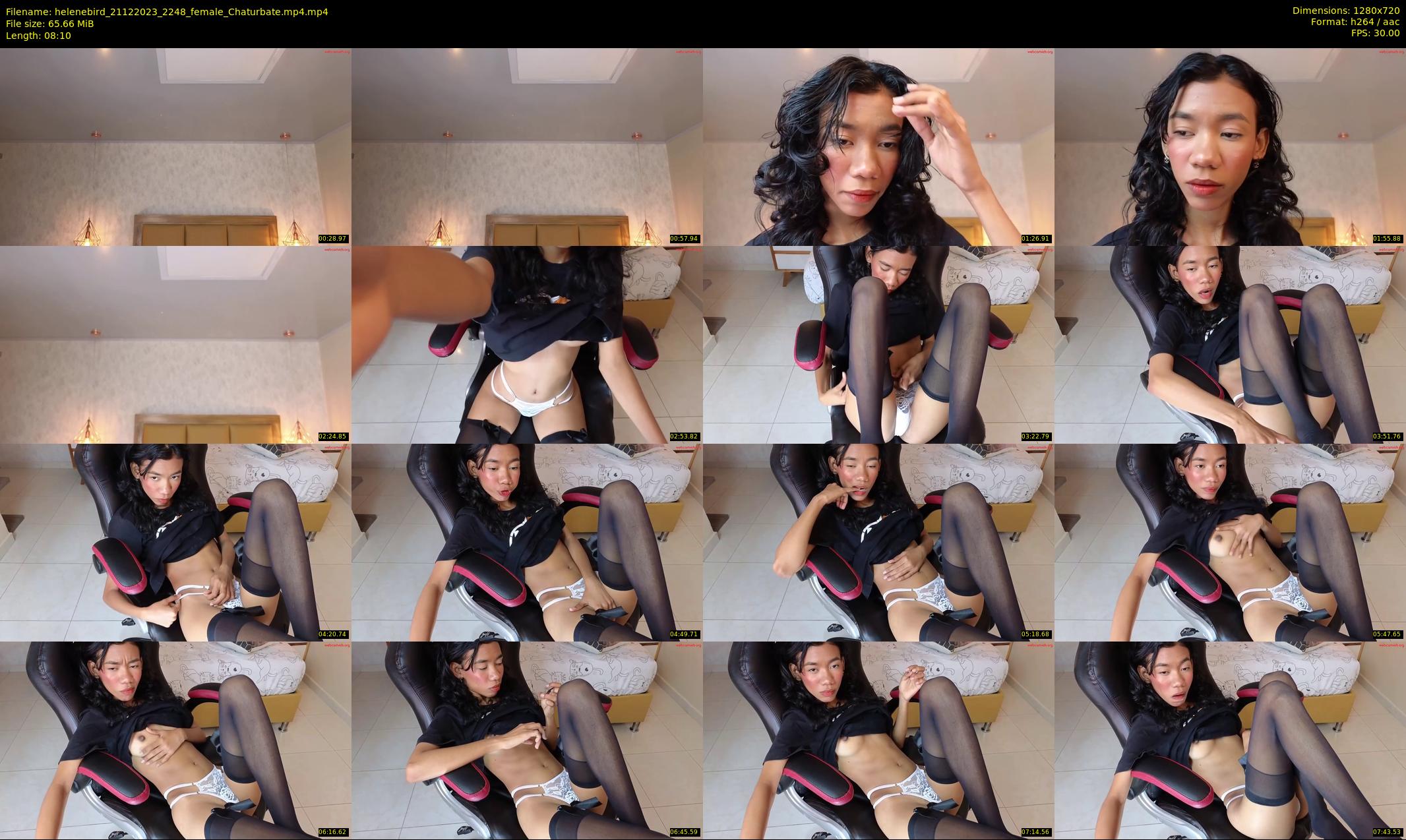 helenebird — 9 minute Chaturbate female cam show recording, 720p, Dec 21, 2023