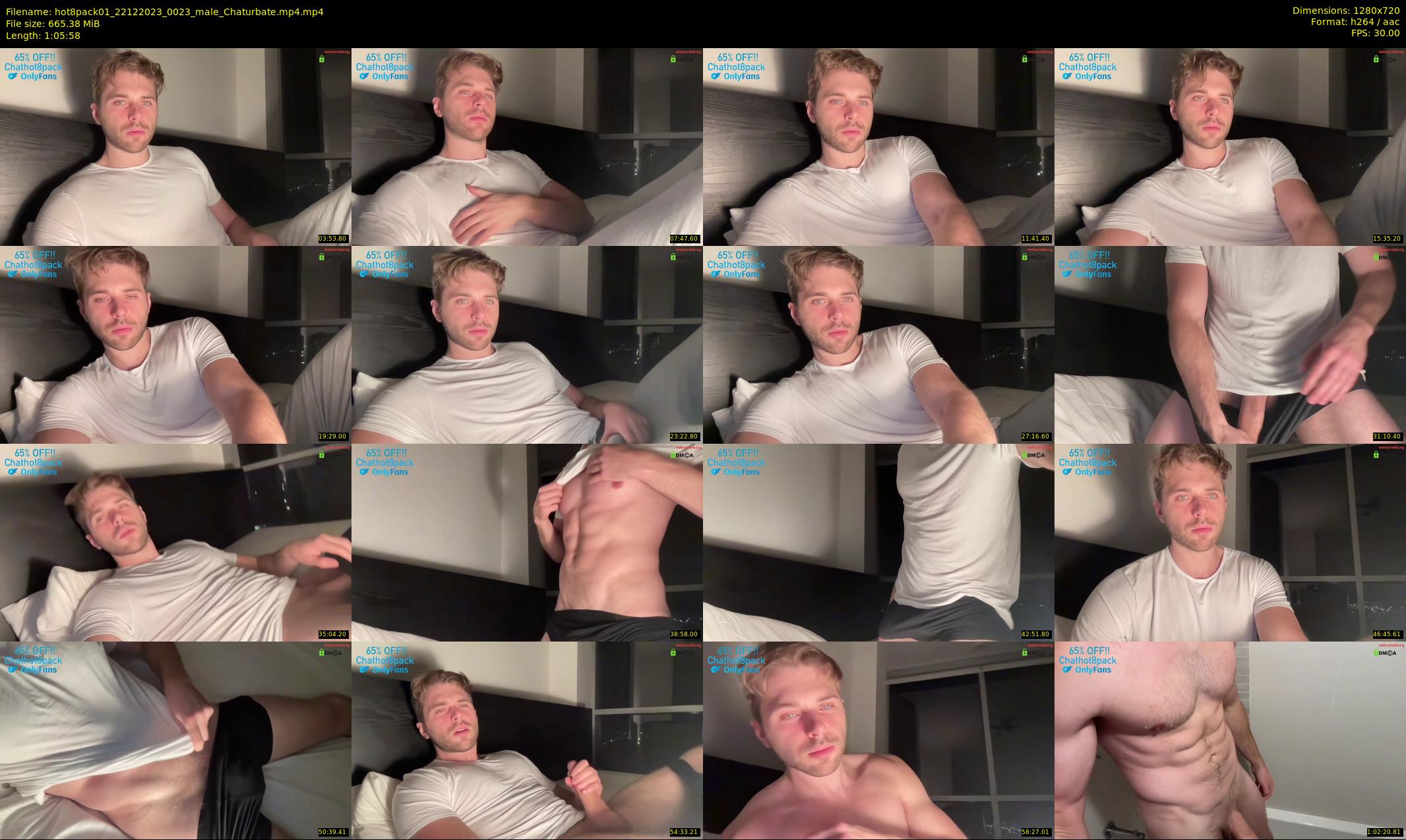 hot8pack01 — 66 minute Chaturbate male cam show recording, 720p, Dec 22, 2023