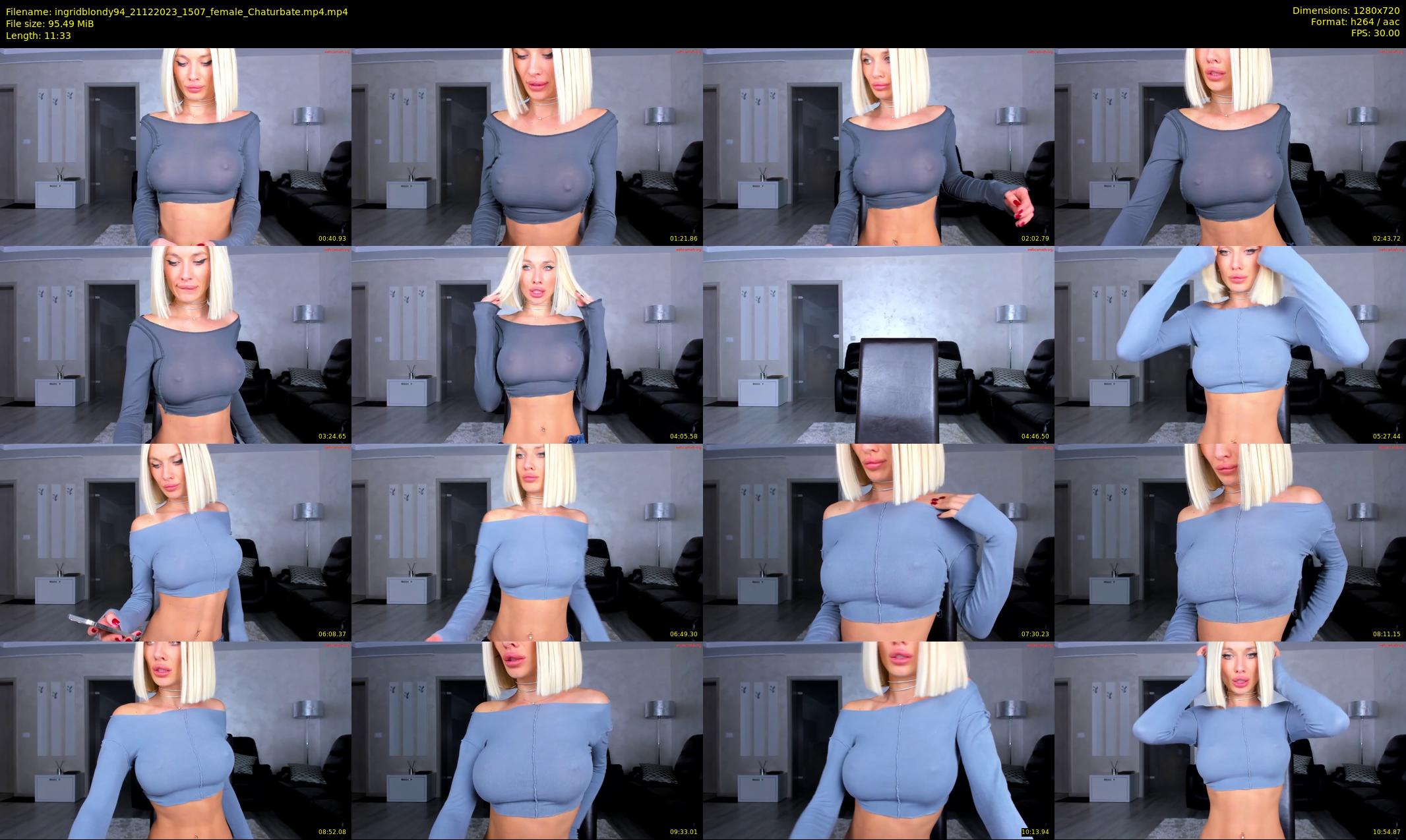 ingridblondy94 — 12 minute Chaturbate female cam show recording, 720p, Dec 21, 2023