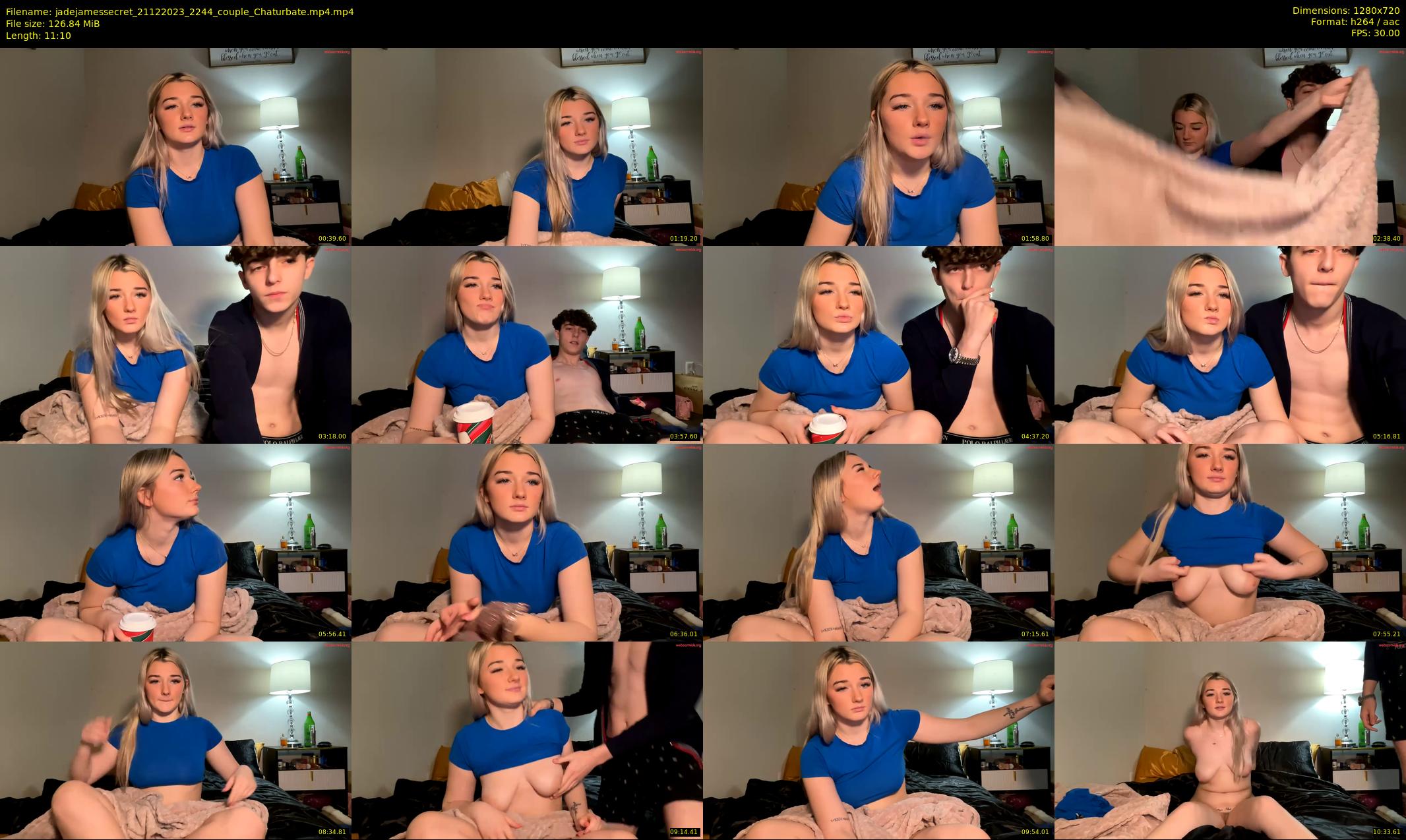 jadejamessecret — 12 minute Chaturbate couple cam show recording, 720p, Dec 21, 2023