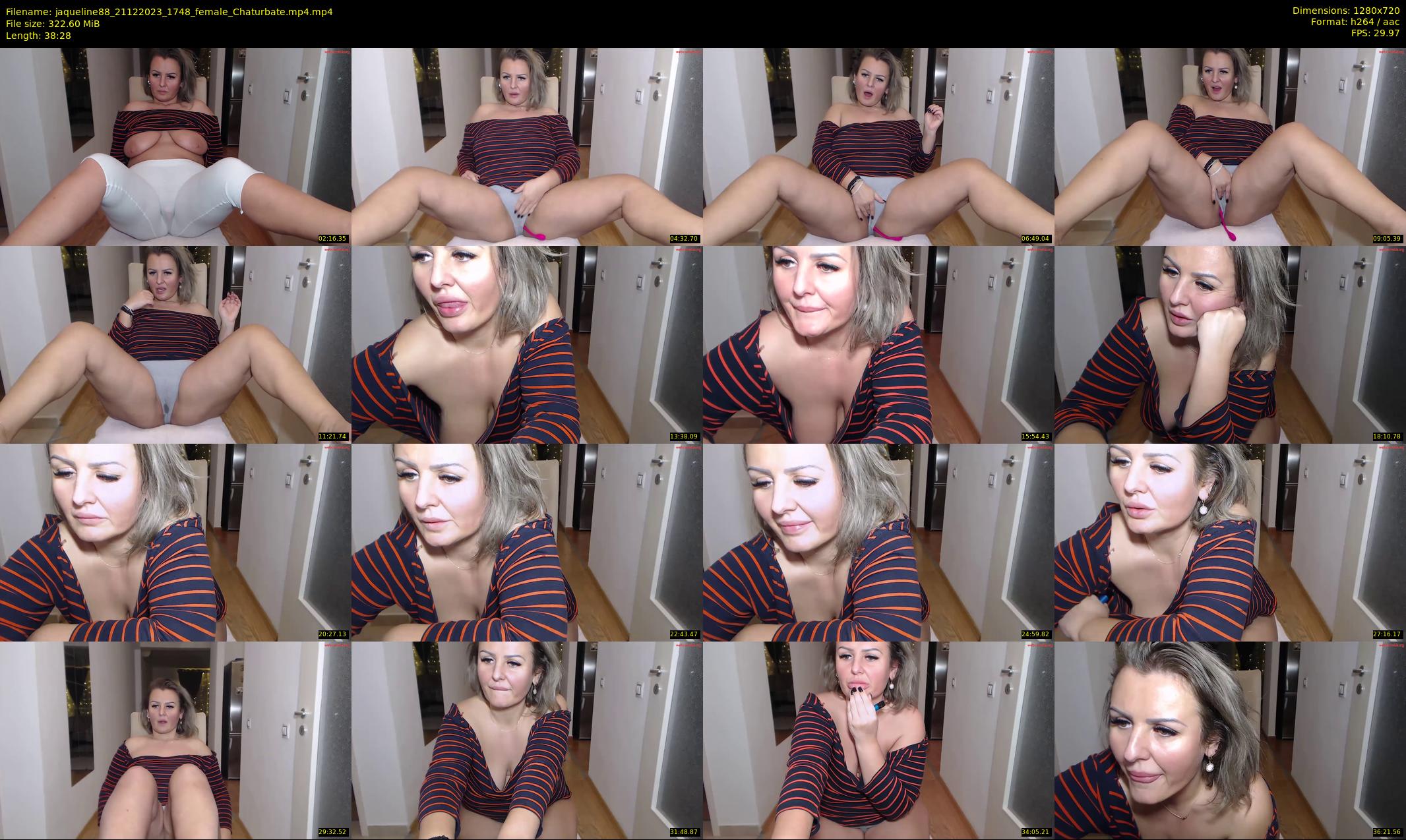 jaqueline88 — 39 minute Chaturbate female cam show recording, 720p, Dec 21, 2023