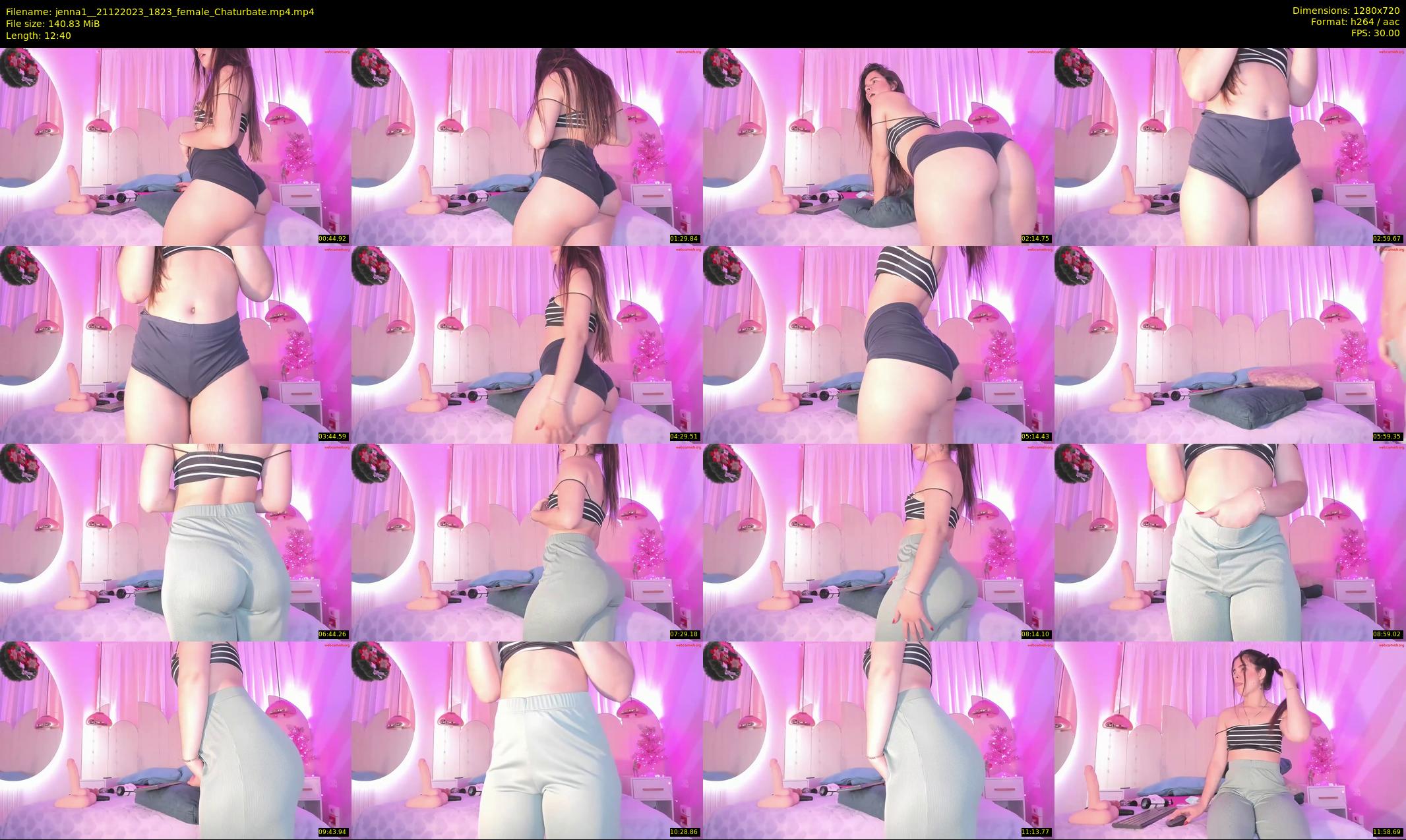 jenna1_ — 13 minute Chaturbate female cam show recording, 720p, Dec 21, 2023