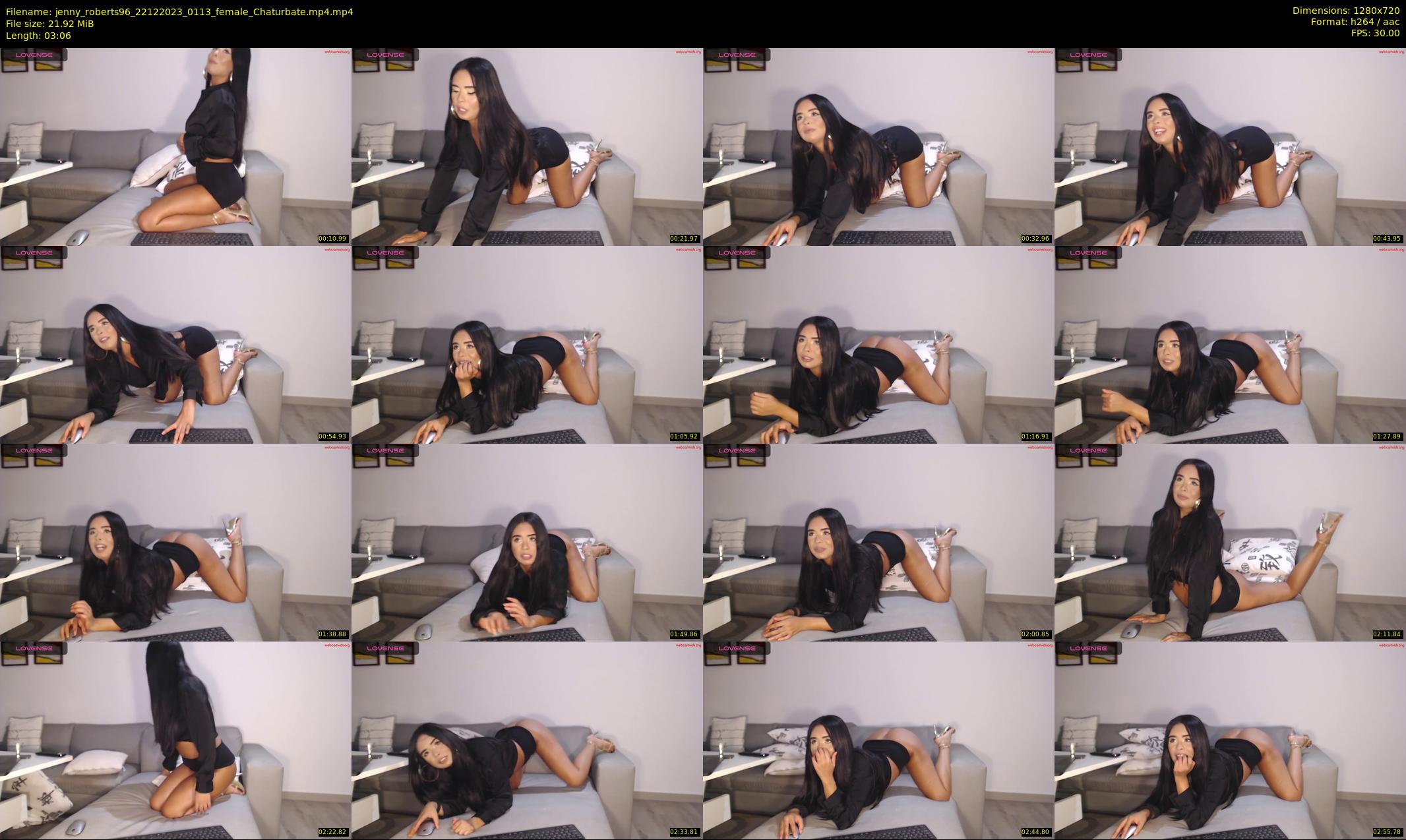 jenny_roberts96 — 4 minute Chaturbate female cam show recording, 720p, Dec 22, 2023