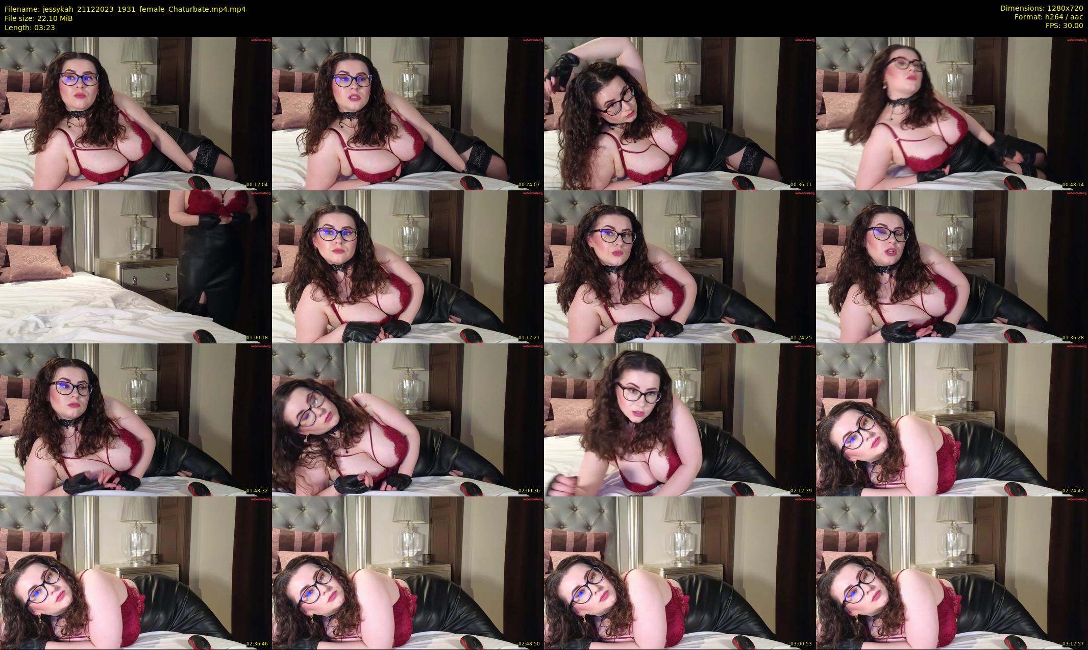 jessykah — 4 minute Chaturbate female cam show recording, 720p, Dec 21, 2023
