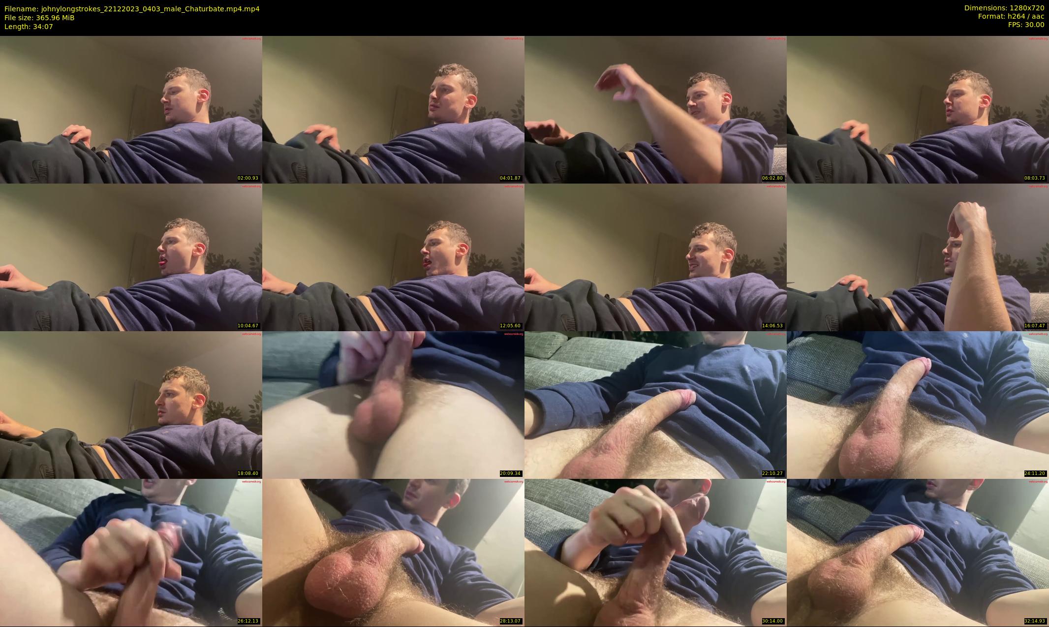 johnylongstrokes — 35 minute Chaturbate male cam show recording, 720p, Dec 22, 2023