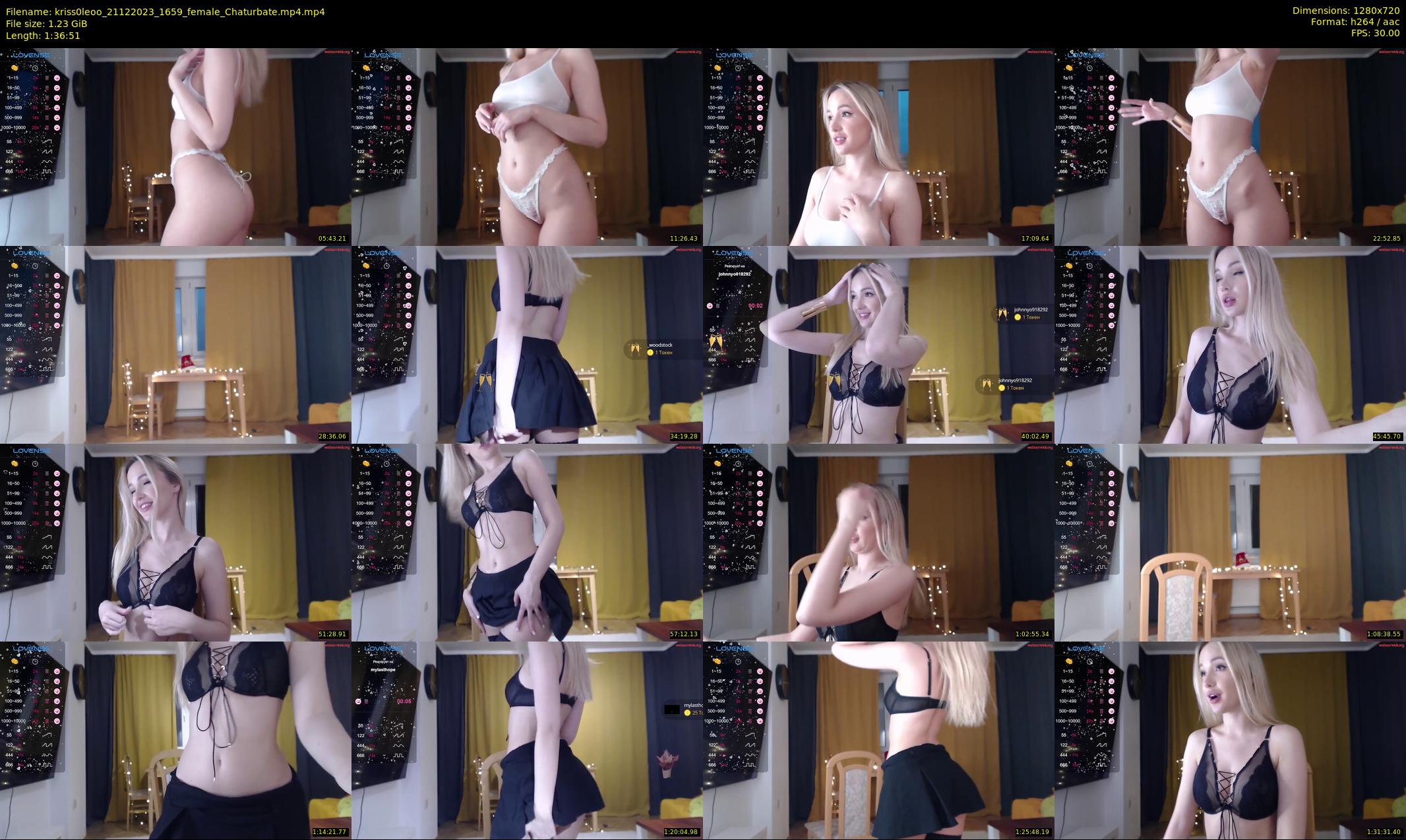 kriss0leoo — 97 minute Chaturbate couple cam show recording, 720p, Dec 21, 2023