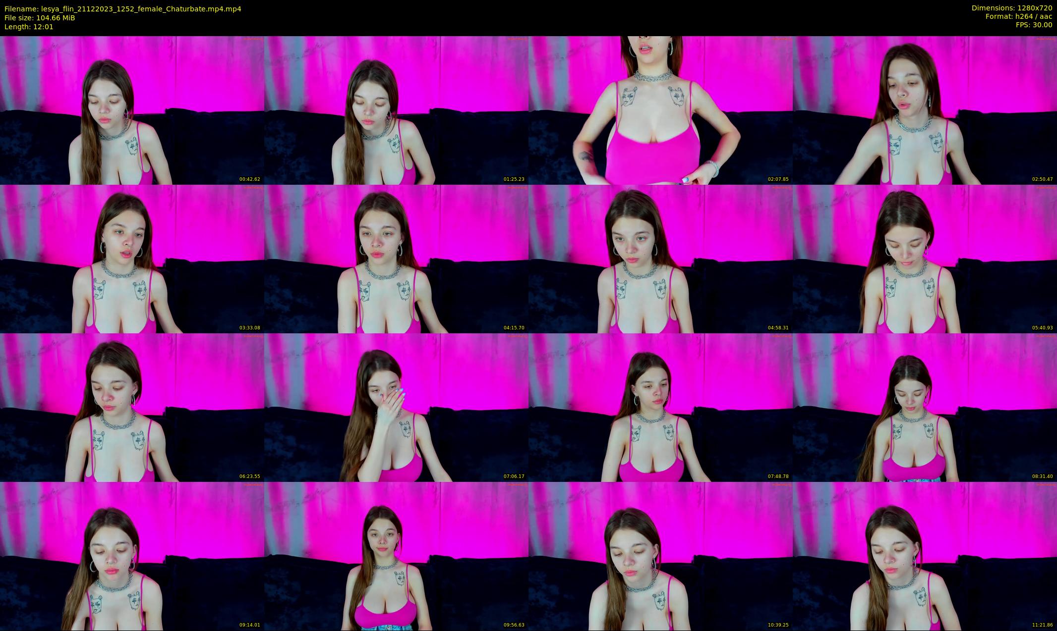 lesya_flin — 13 minute Chaturbate female cam show recording, 720p, Dec 21, 2023