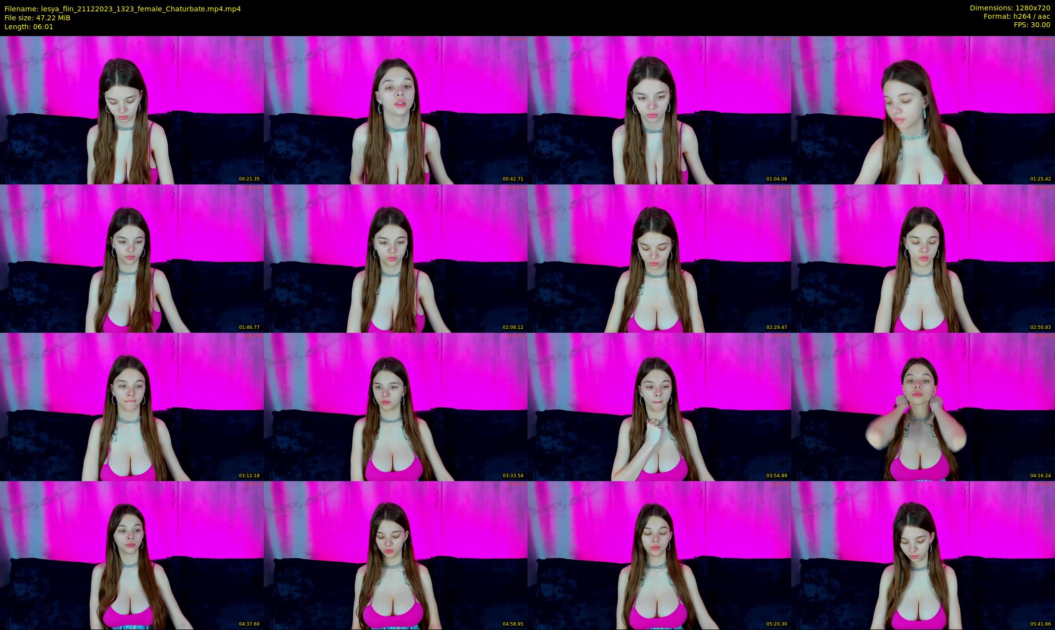 lesya_flin — 7 minute Chaturbate female cam show recording, 720p, Dec 21, 2023