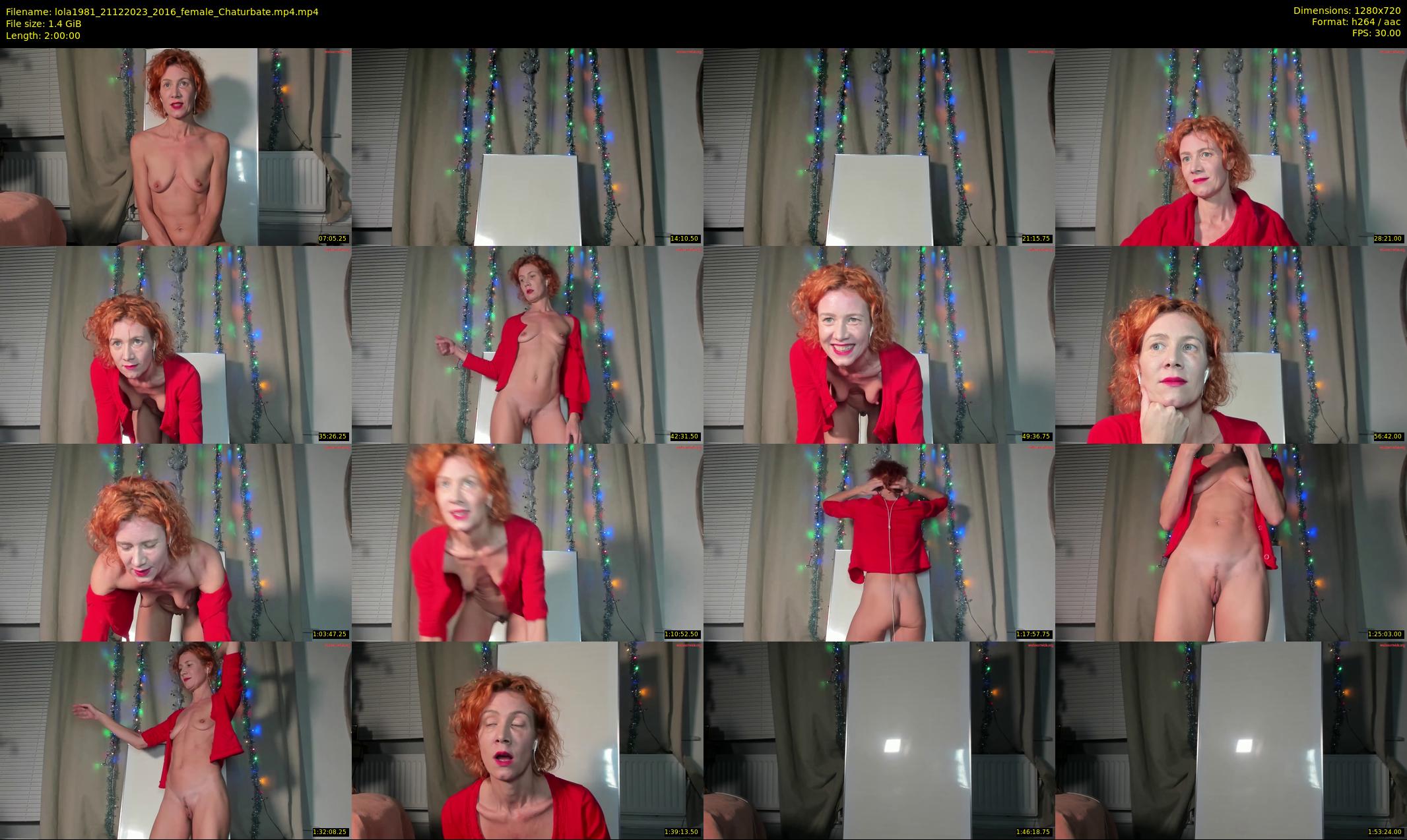 lola1981 — 120 minute Chaturbate female cam show recording, 720p, Dec 21, 2023