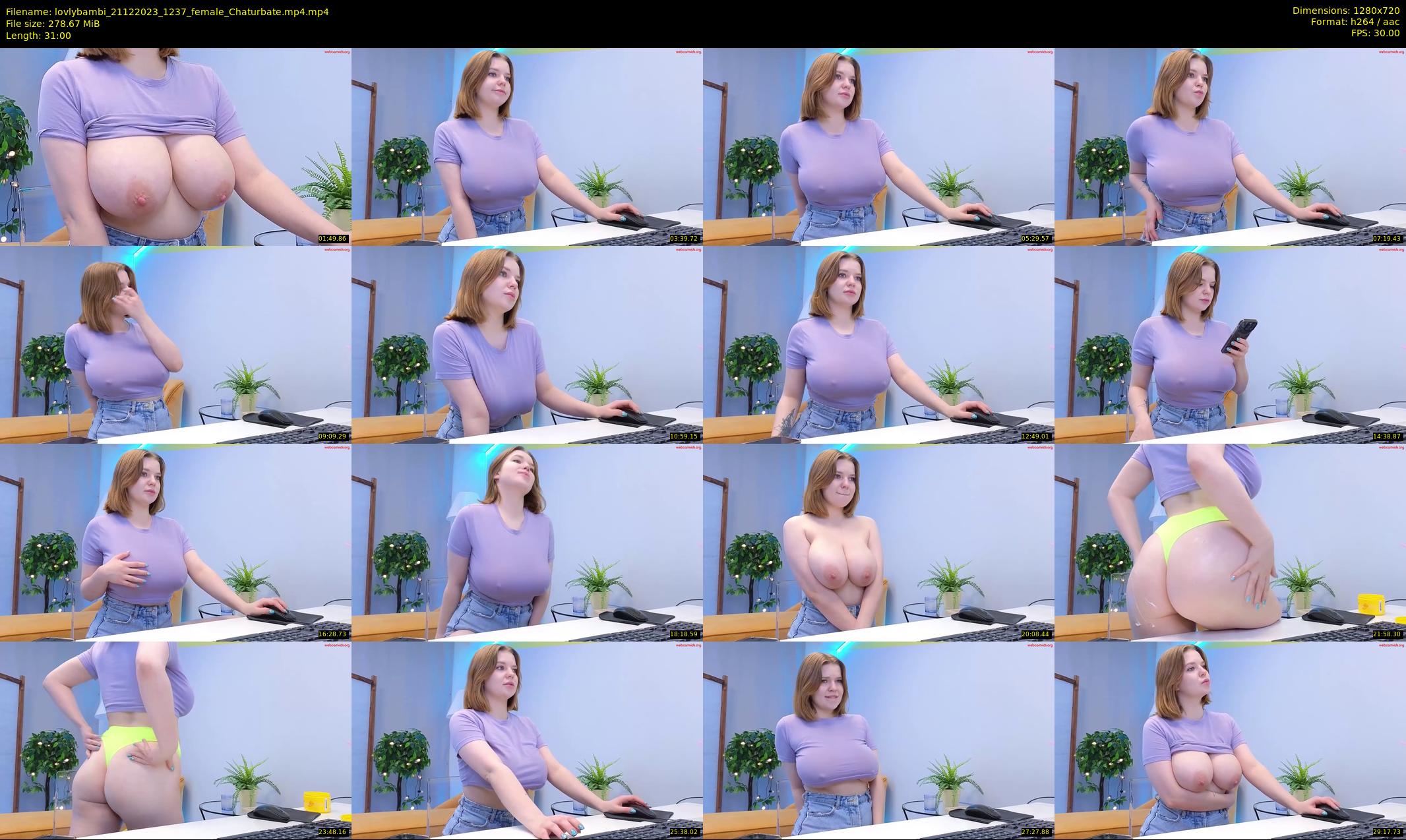 lovlybambi — 31 minute Chaturbate female cam show recording, 720p, Dec 21, 2023