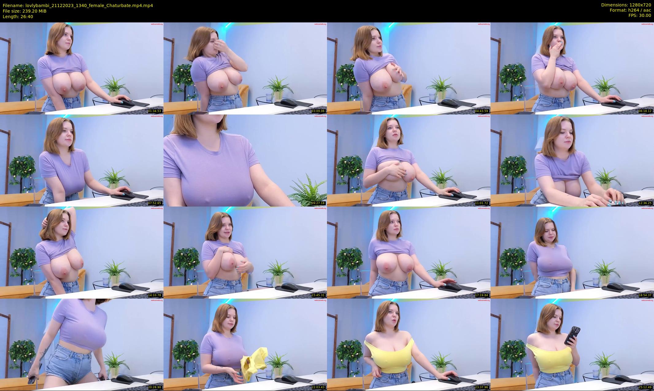 lovlybambi — 27 minute Chaturbate female cam show recording, 720p, Dec 21, 2023