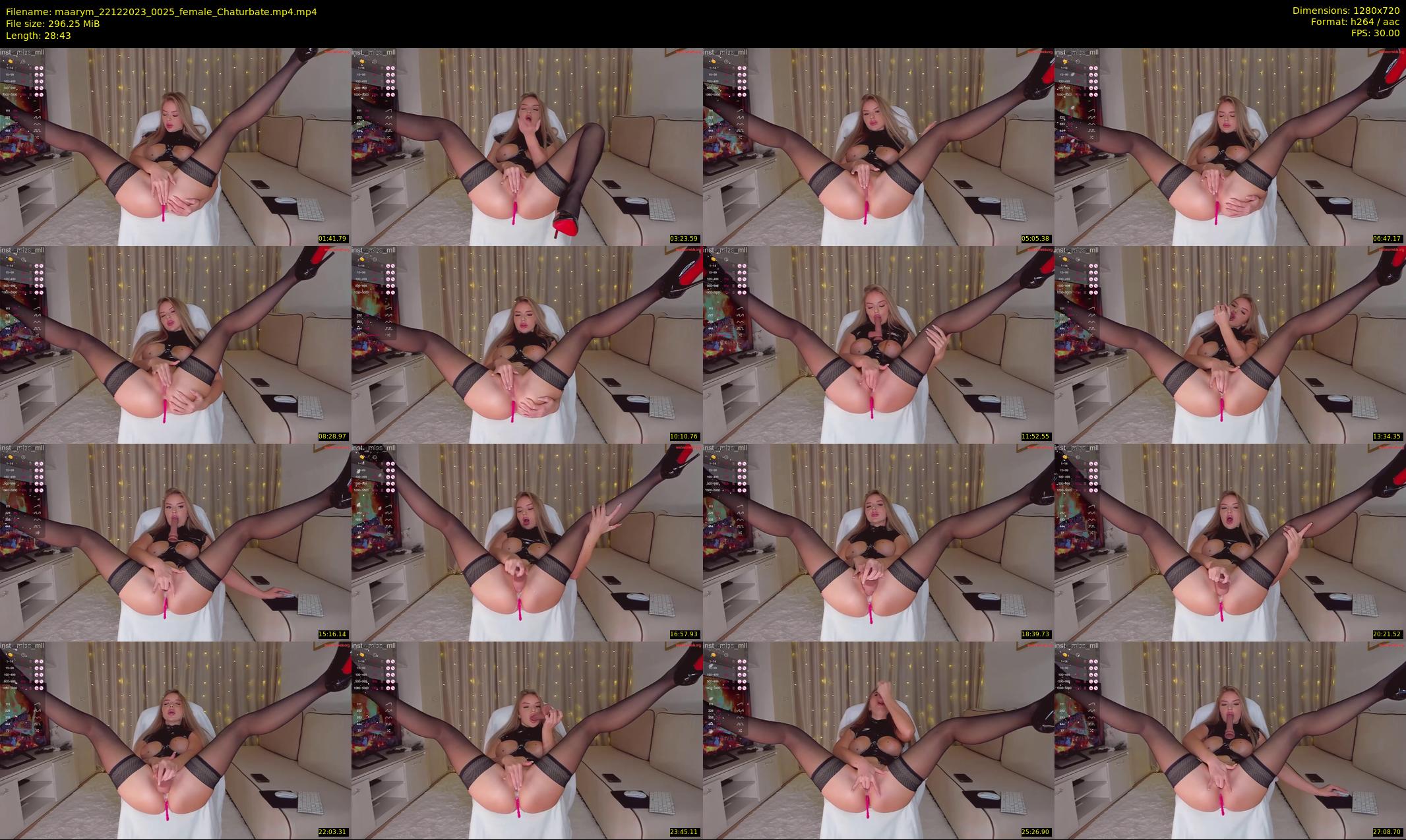 maarym — 29 minute Chaturbate couple cam show recording, 720p, Dec 22, 2023