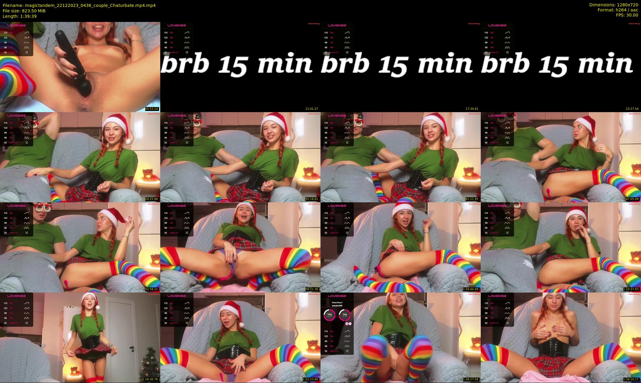 magictandem — 100 minute Chaturbate couple cam show recording, 720p, Dec 22, 2023