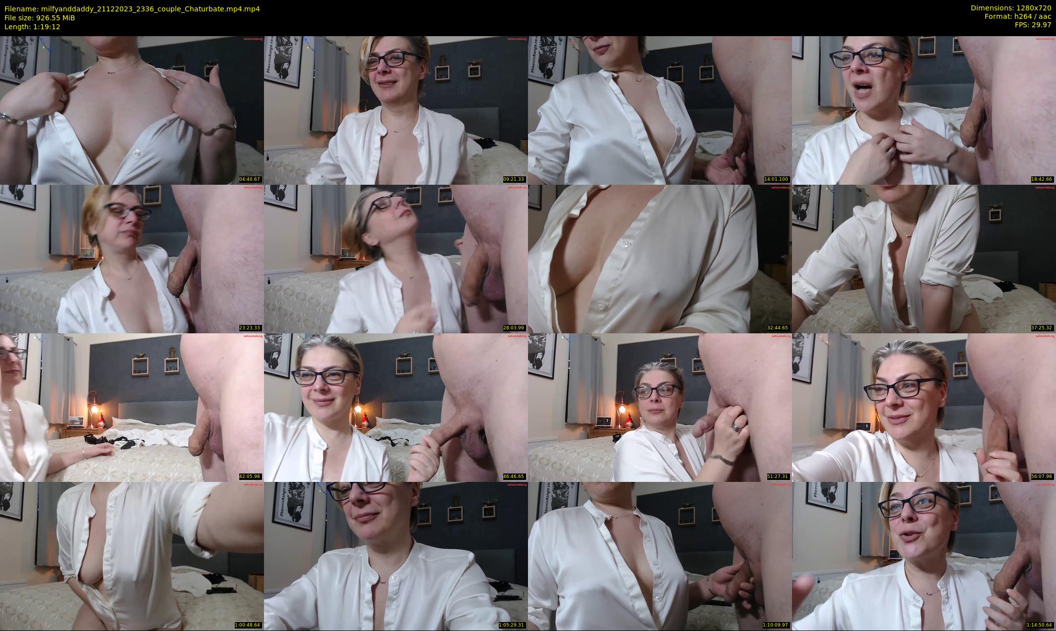 milfyanddaddy — 80 minute Chaturbate couple cam show recording, 720p, Dec 21, 2023