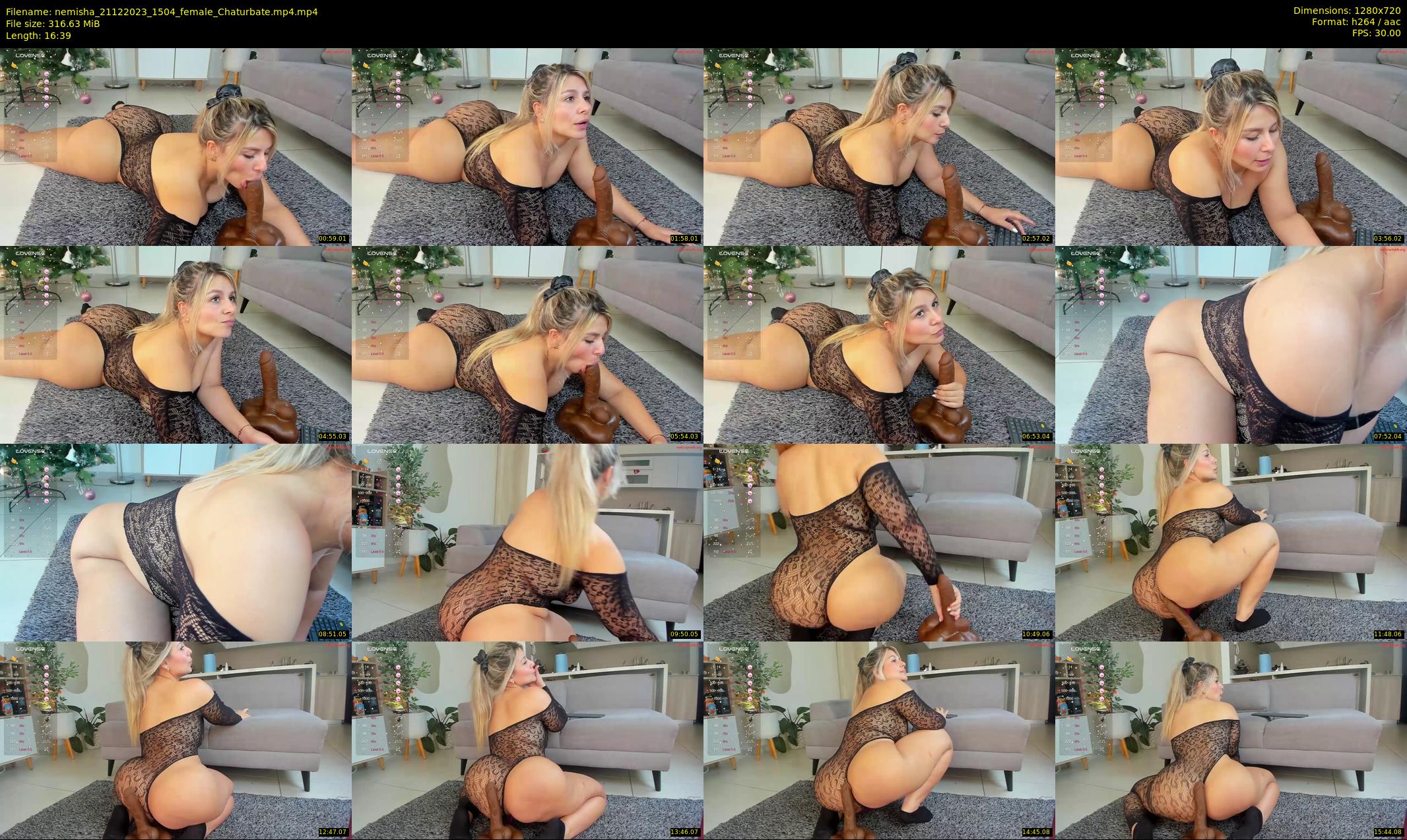 nemisha — 17 minute Chaturbate female cam show recording, 720p, Dec 21, 2023