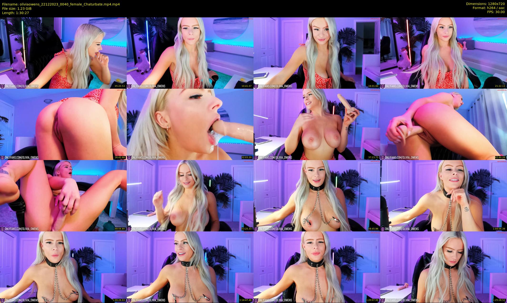oliviaowens — 91 minute Chaturbate female cam show recording, 720p, Dec 22, 2023