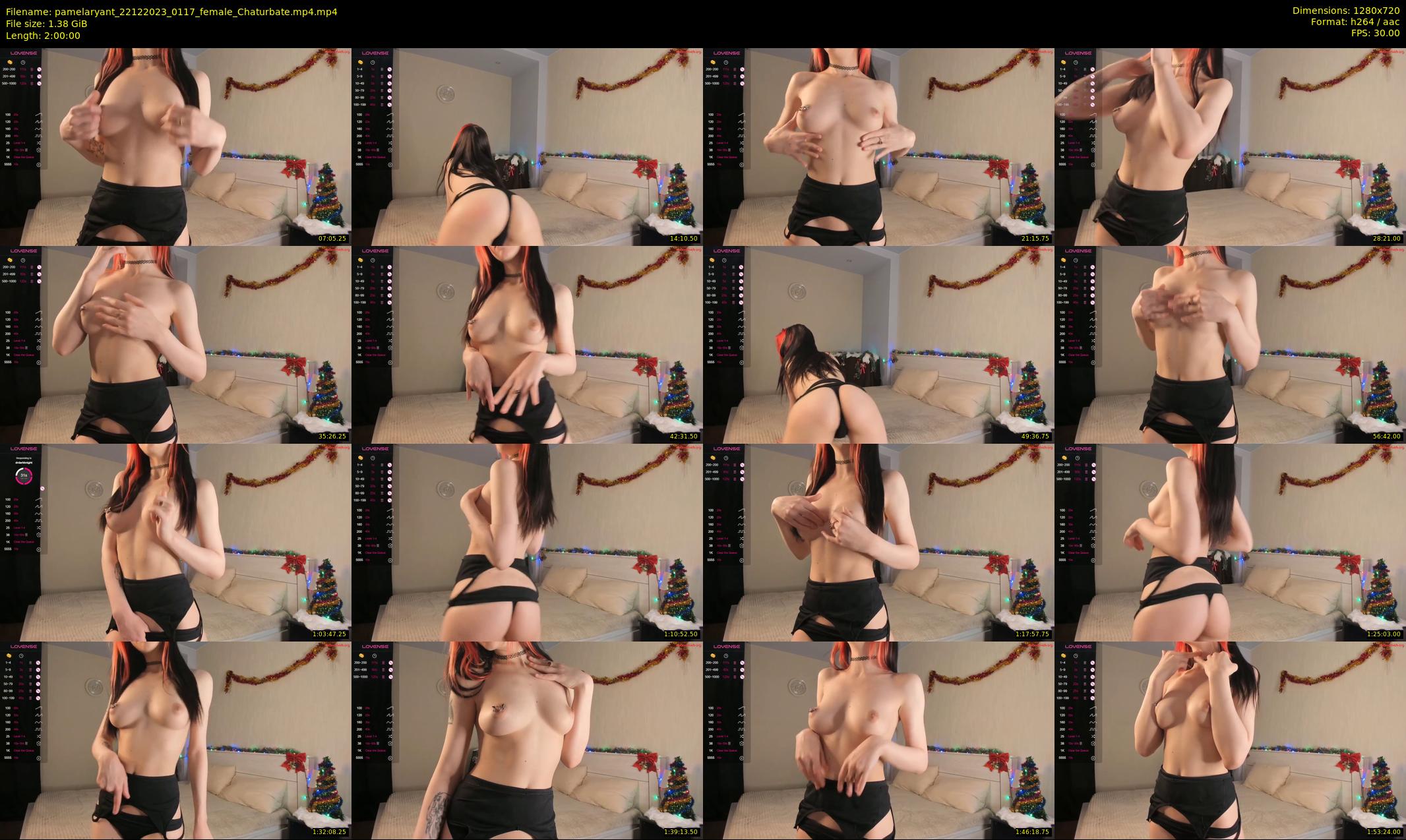 pamelaryant — 120 minute Chaturbate female cam show recording, 720p, Dec 22, 2023