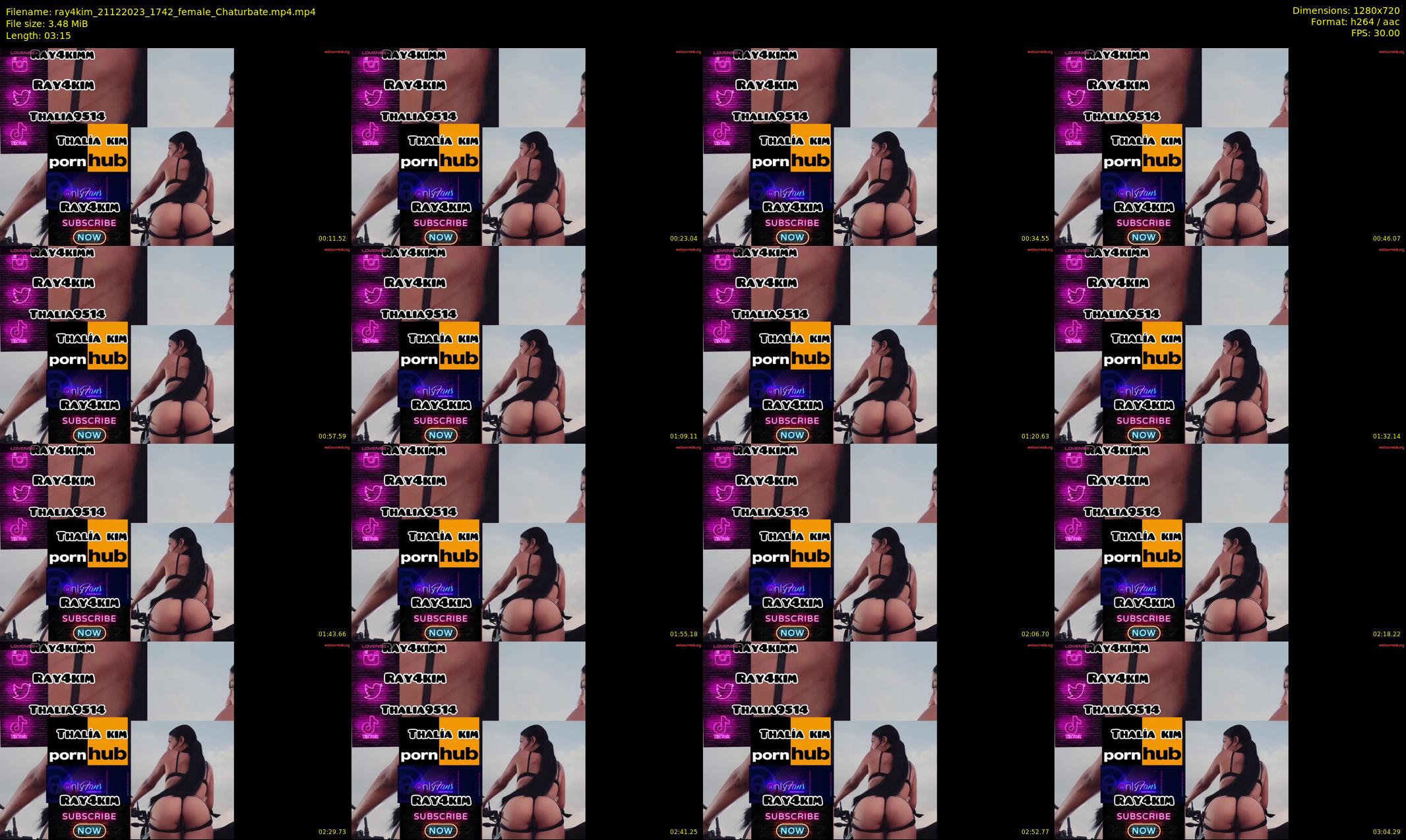 ray4kim — 4 minute Chaturbate couple cam show recording, 720p, Dec 21, 2023