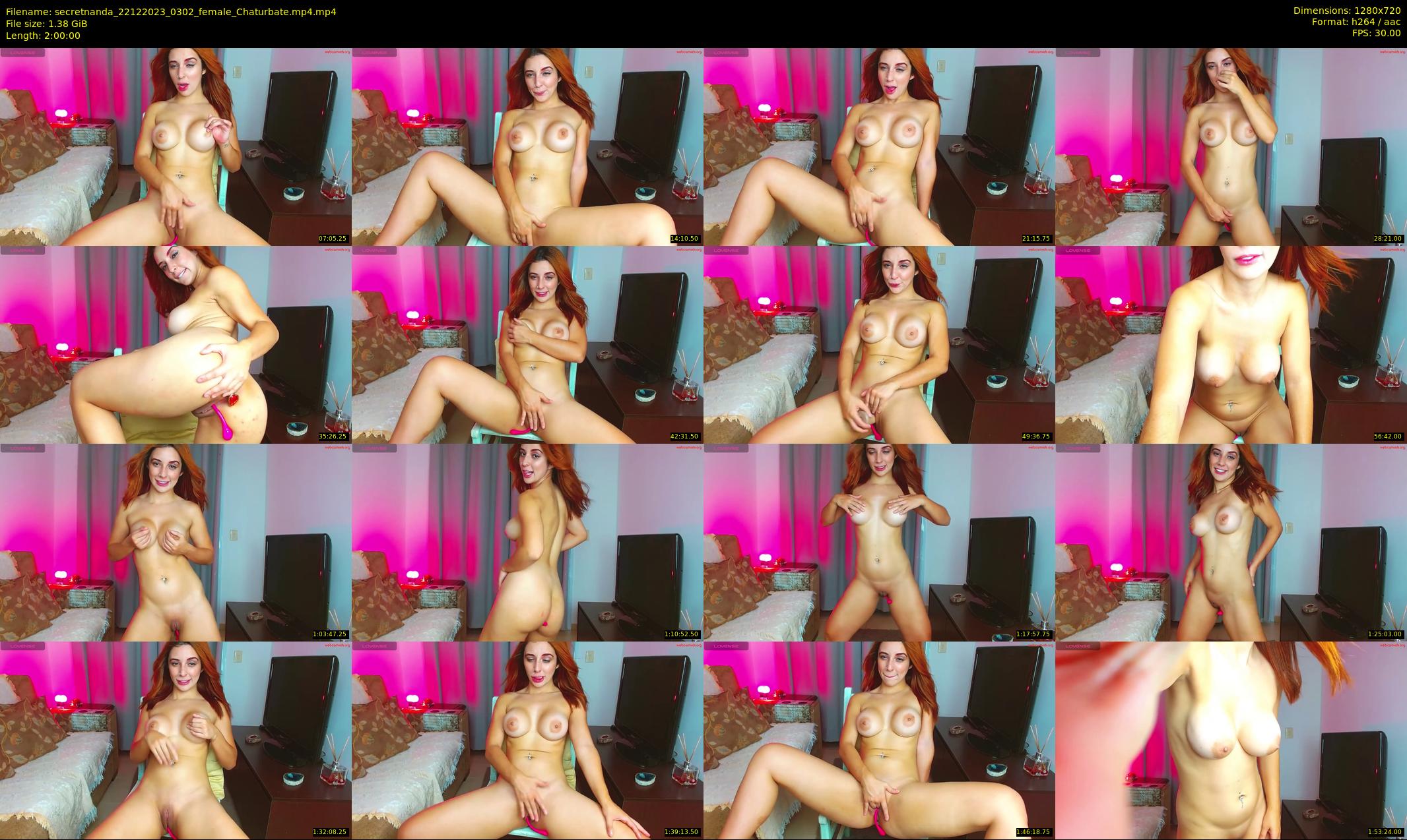 secretnanda — 120 minute Chaturbate female cam show recording, 720p, Dec 22, 2023