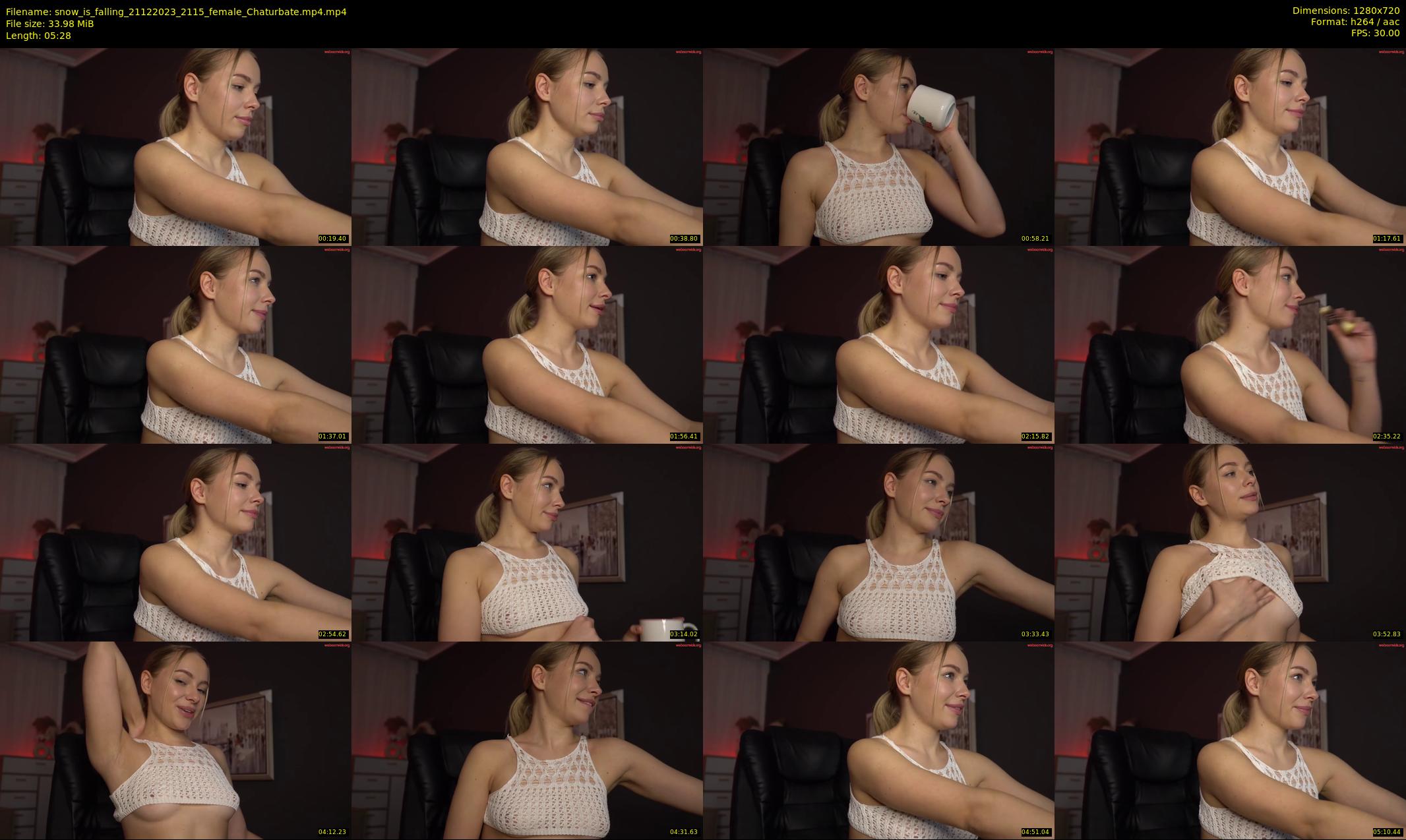 snow_is_falling — 6 minute Chaturbate female cam show recording, 720p, Dec 21, 2023