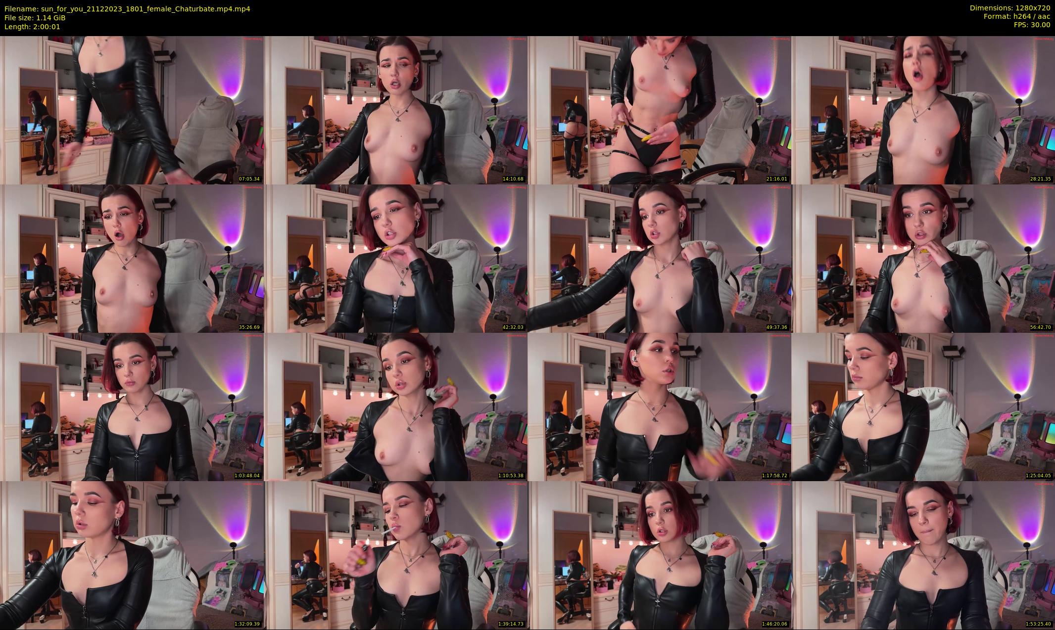 sun_for_you — 121 minute Chaturbate female cam show recording, 720p, Dec 21, 2023