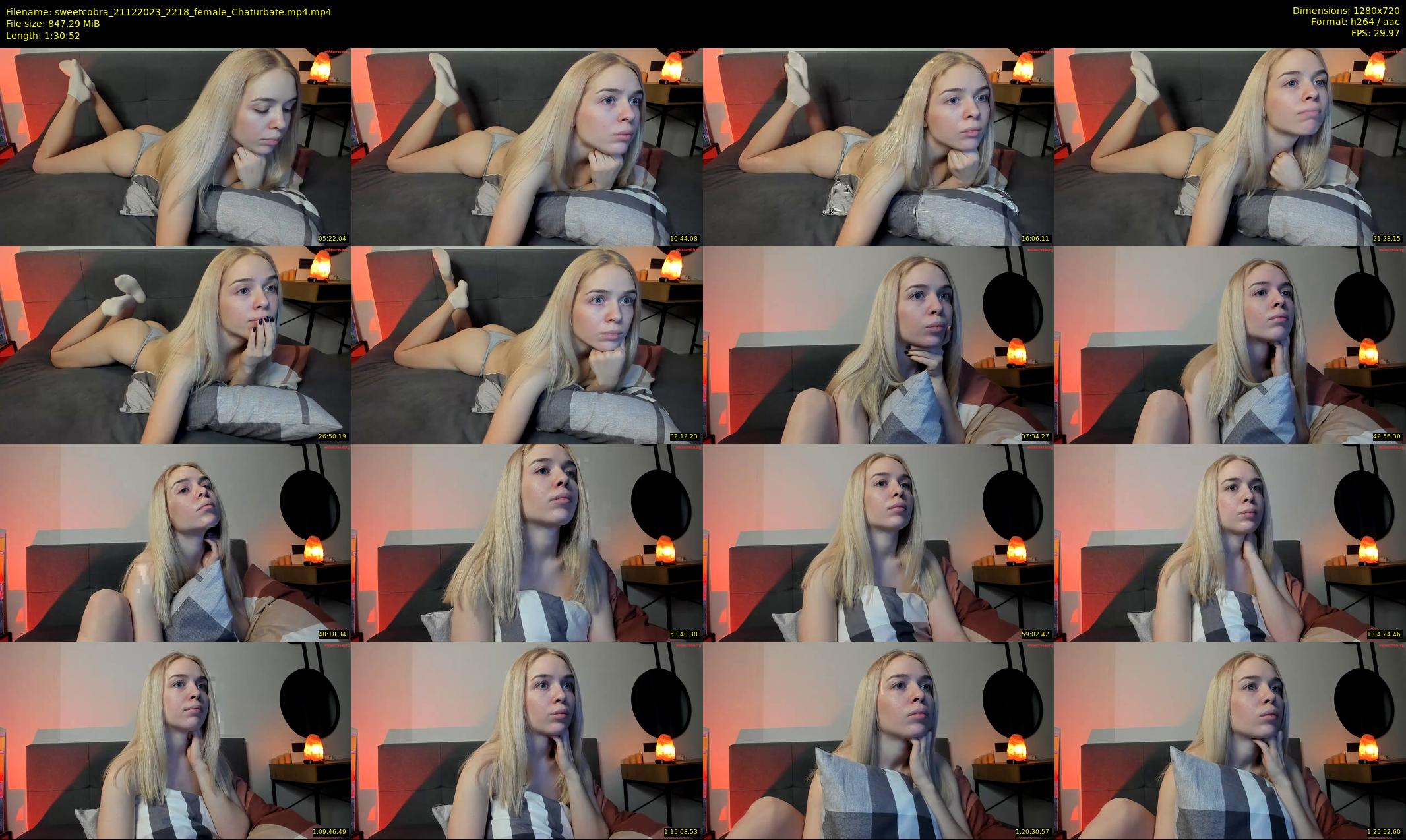 sweetcobra — 91 minute Chaturbate female cam show recording, 720p, Dec 21, 2023