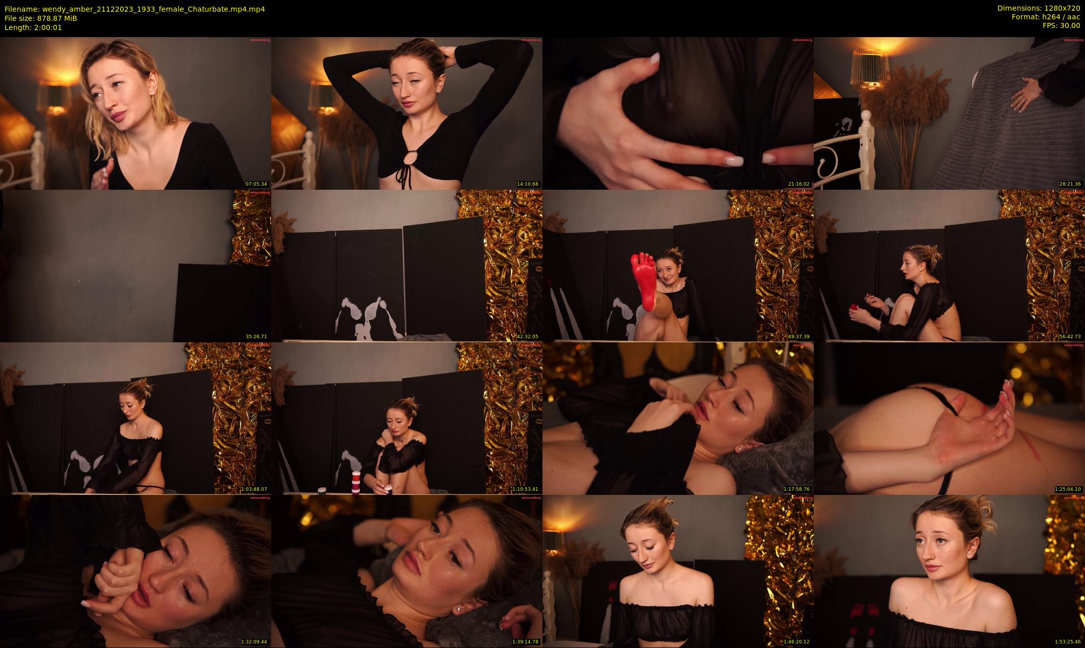 wendy_amber — 121 minute Chaturbate female cam show recording, 720p, Dec 21, 2023