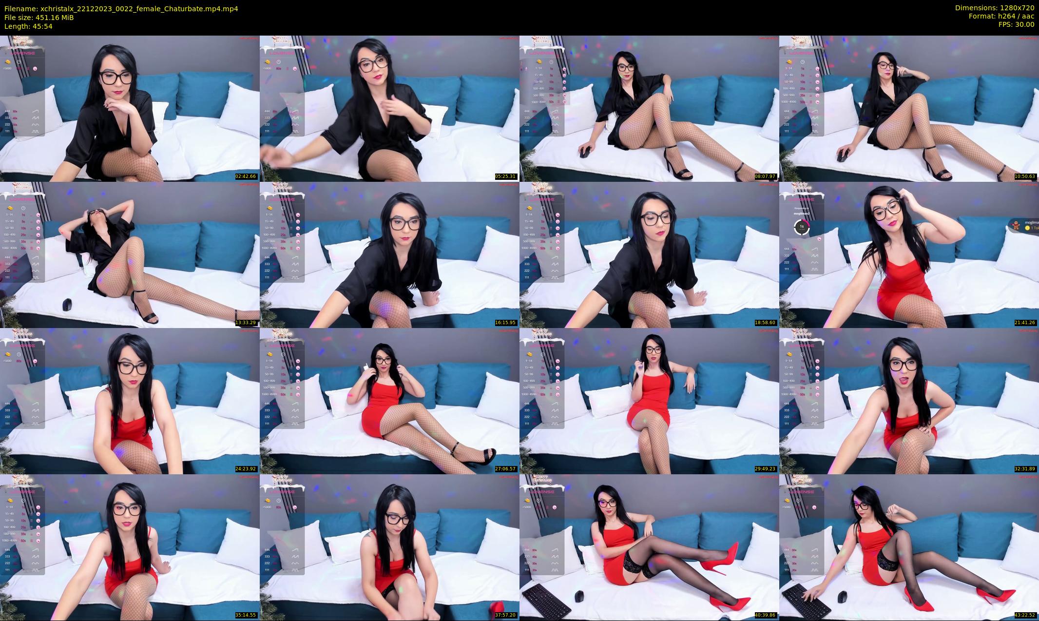 xchristalx — 46 minute Chaturbate female cam show recording, 720p, Dec 22, 2023