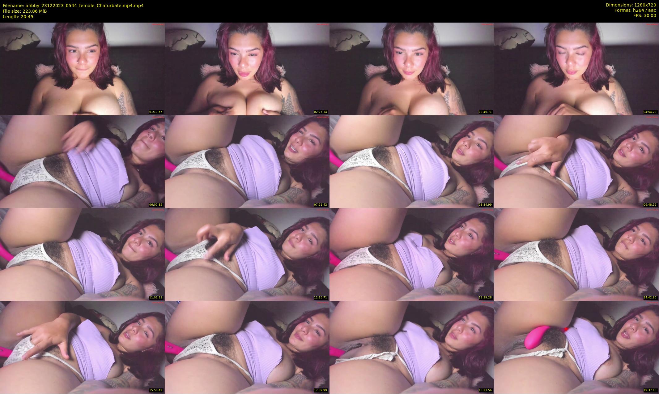 ahbby — 21 minute Chaturbate female cam show recording, 720p, Dec 23, 2023