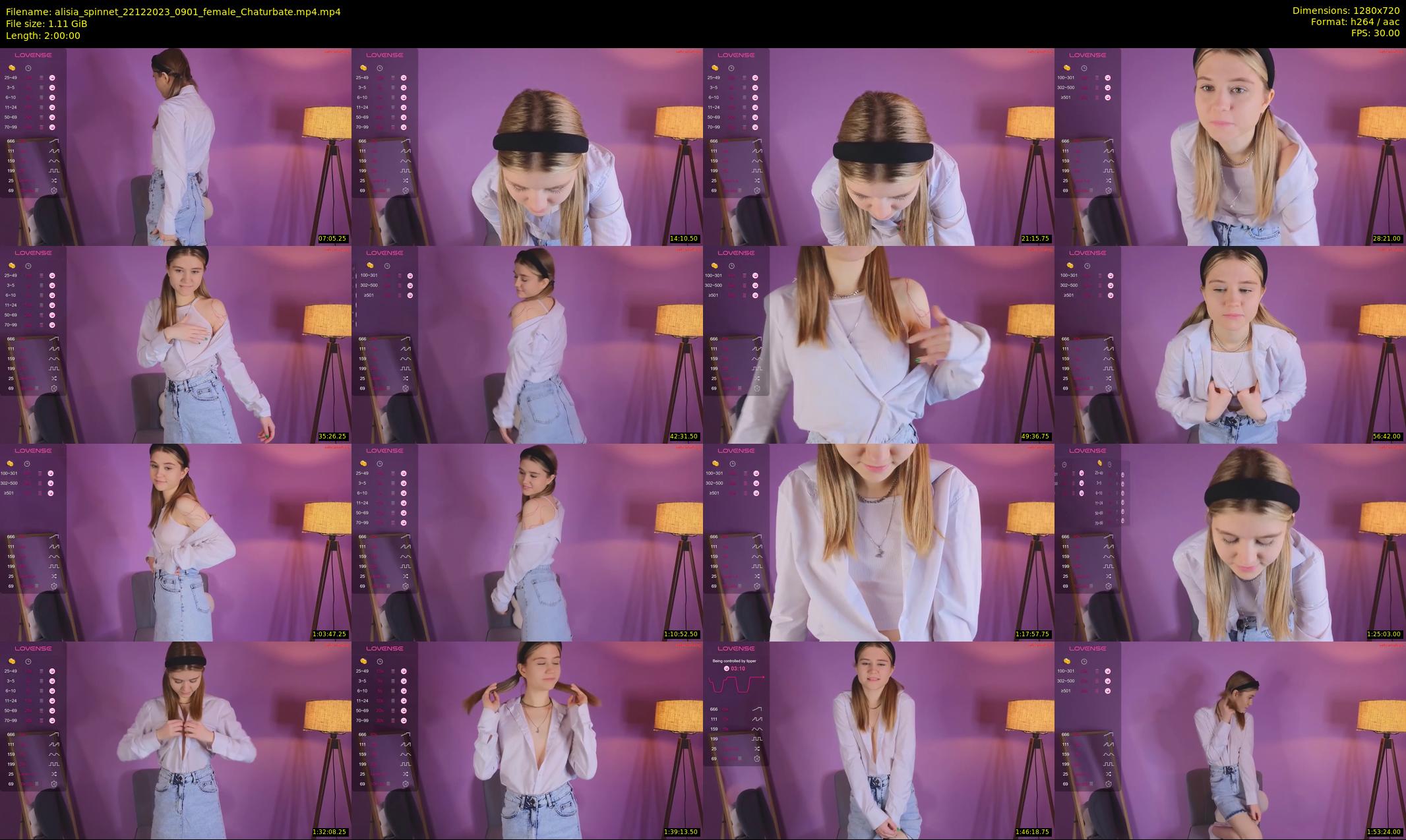 alisia_spinnet — 120 minute Chaturbate female cam show recording, 720p, Dec 22, 2023