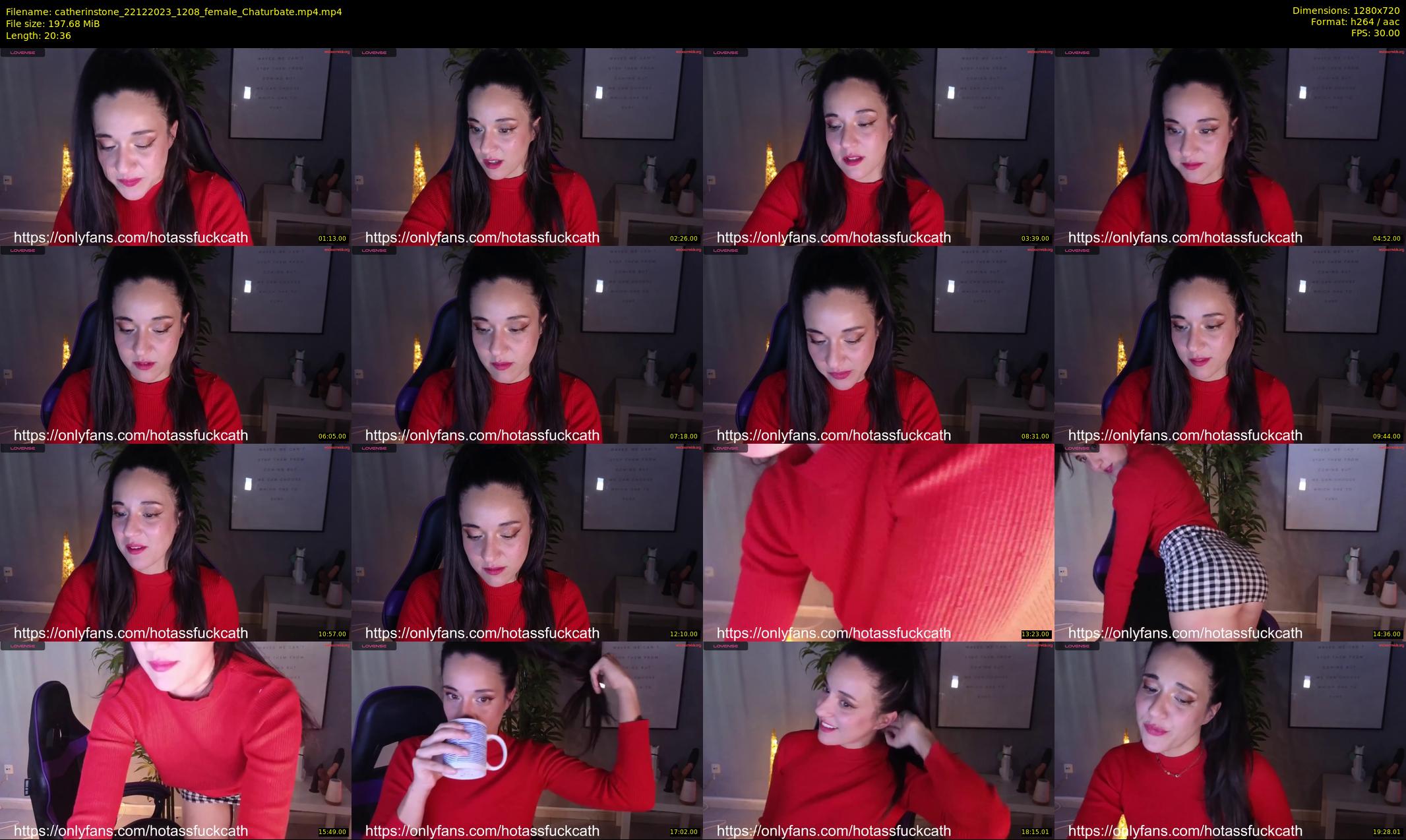 catherinstone — 21 minute Chaturbate female cam show recording, 720p, Dec 22, 2023