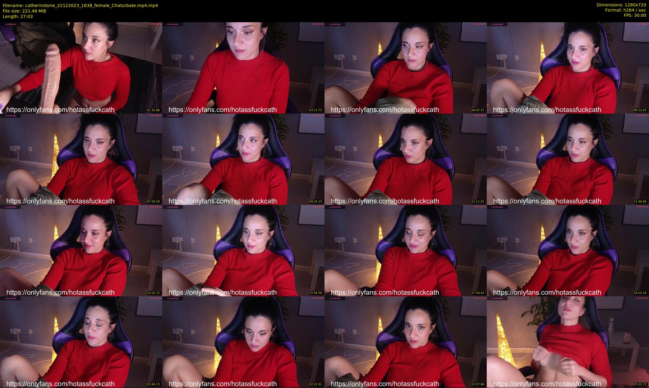 catherinstone — 28 minute Chaturbate female cam show recording, 720p, Dec 22, 2023
