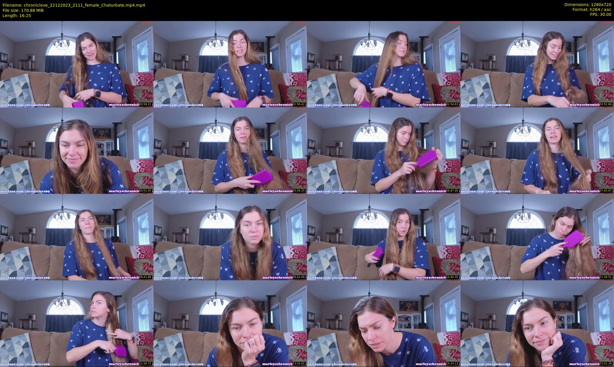 chroniclove — 17 minute Chaturbate female cam show recording, 720p, Dec 22, 2023