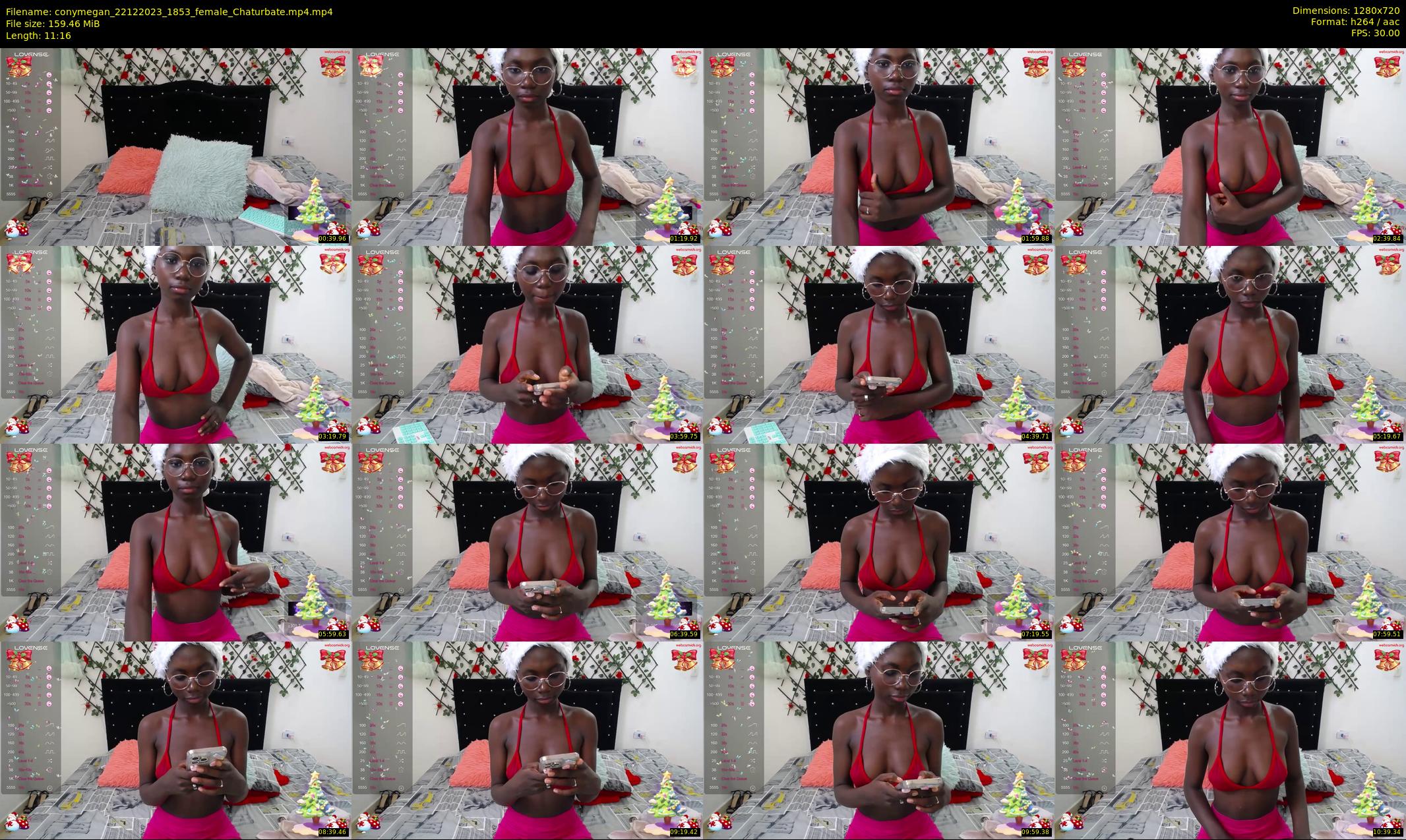 conymegan — 12 minute Chaturbate female cam show recording, 720p, Dec 22, 2023