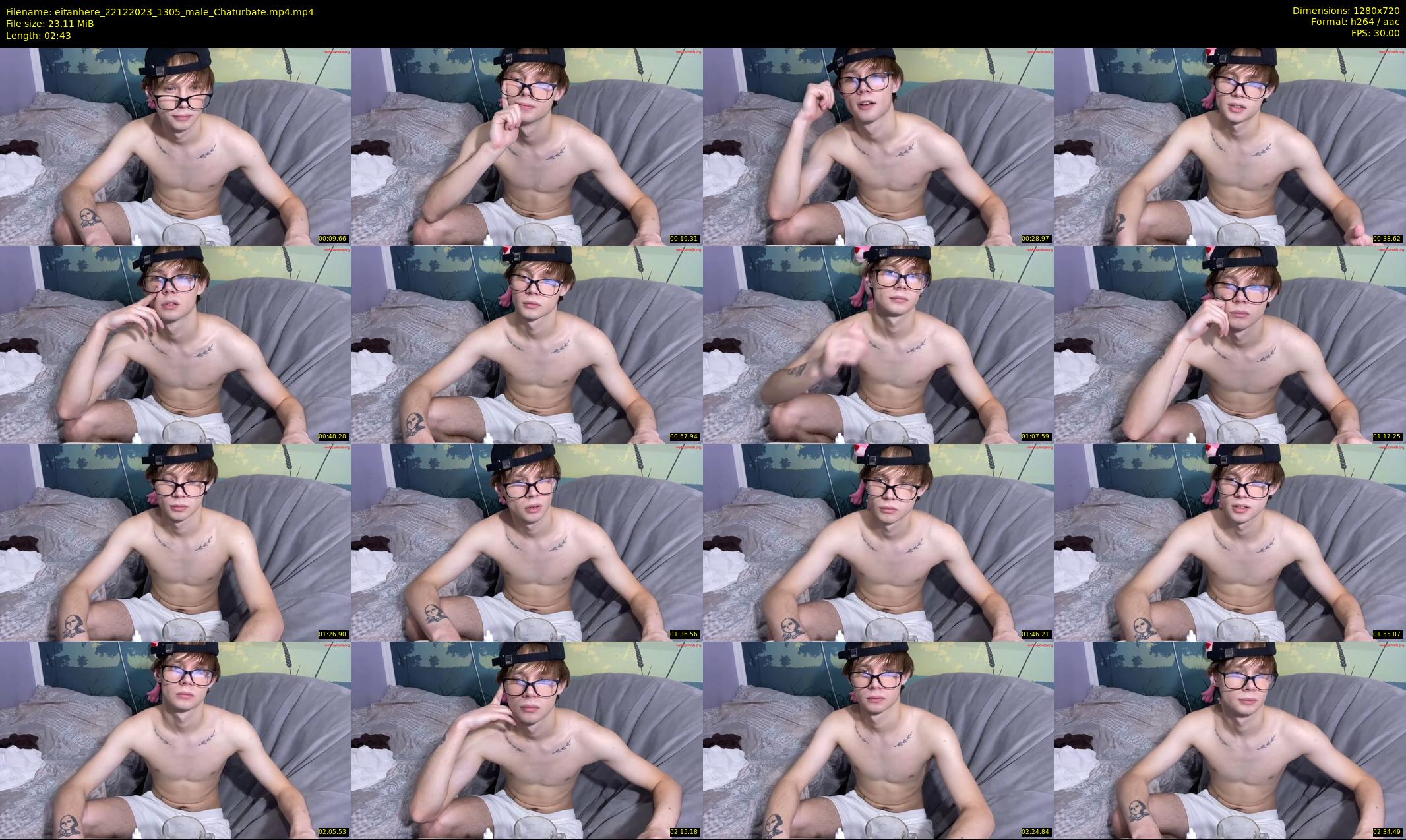eitanhere — 3 minute Chaturbate male cam show recording, 720p, Dec 22, 2023