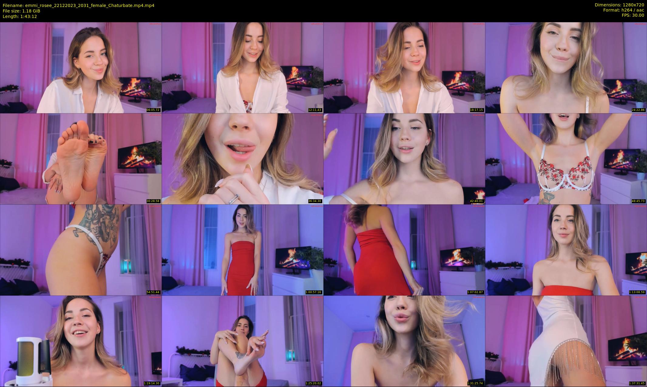 emmi_rosee — 104 minute Chaturbate female cam show recording, 720p, Dec 22, 2023