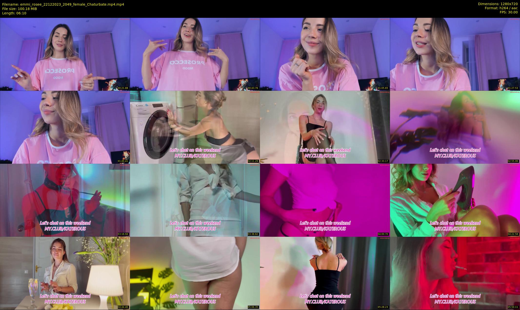emmi_rosee — 7 minute Chaturbate female cam show recording, 720p, Dec 22, 2023